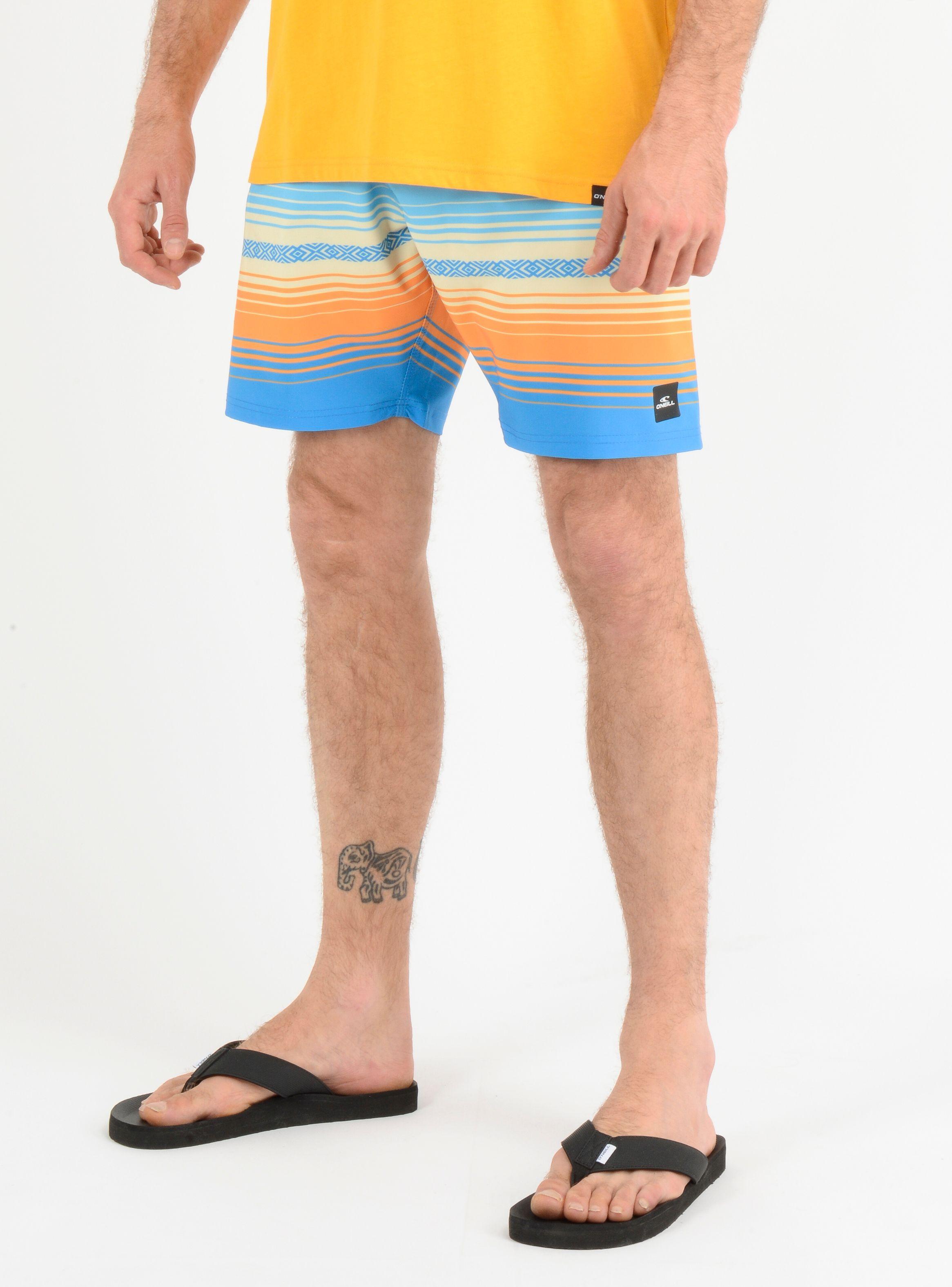 BOARDSHORT HEAT STRIPE  AZUL-2