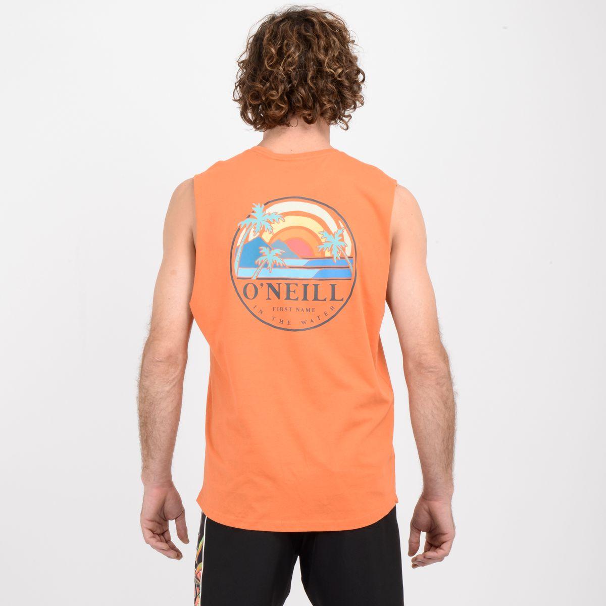 POLERA SIN MANGAS HONOLULU  NARANJO-2