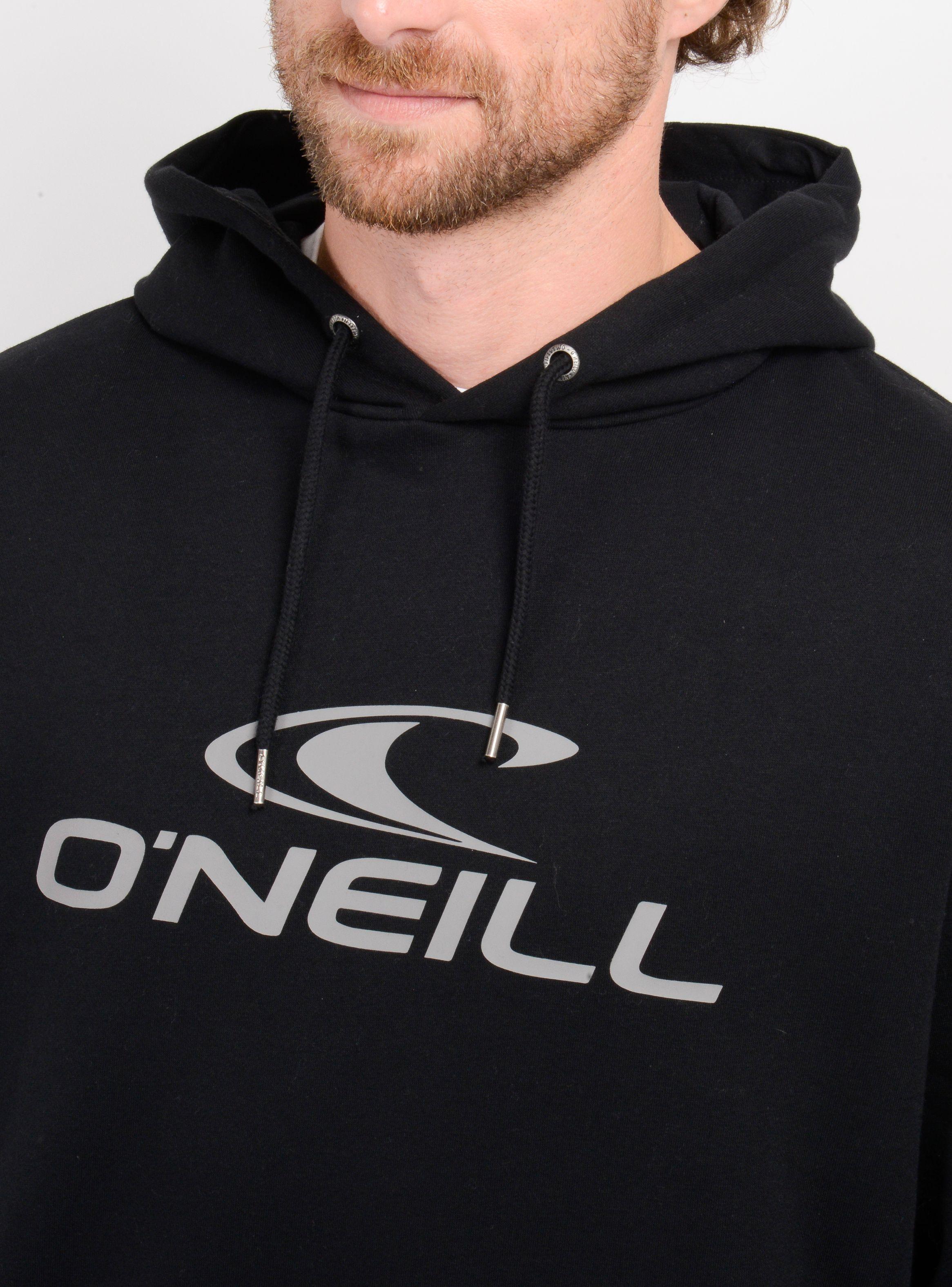 POLERON LOGO HOODIE NEGRO-5