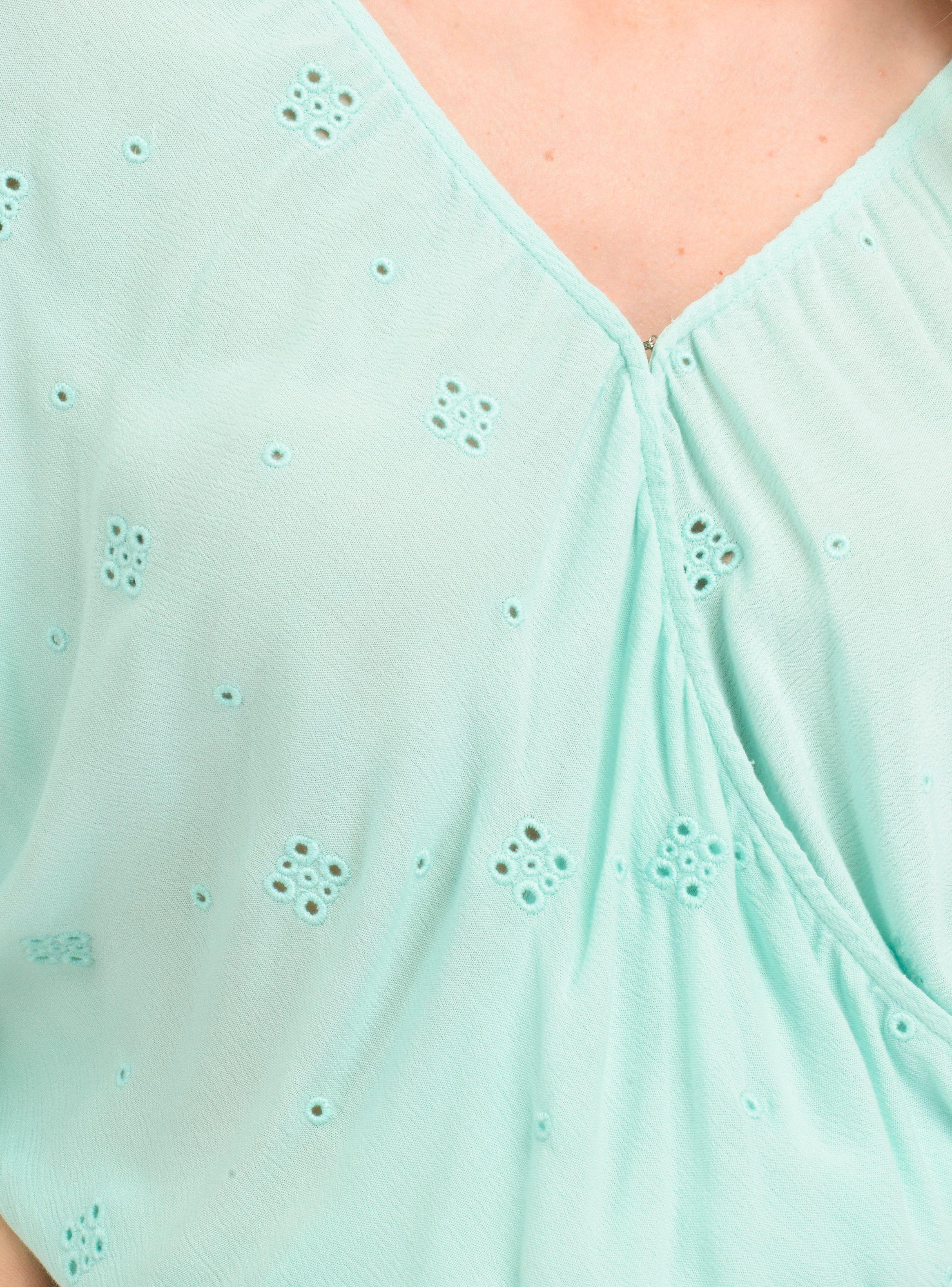 BLUSA MANGA CORTA SABANNA  VERDE CLARO / PASTEL-4