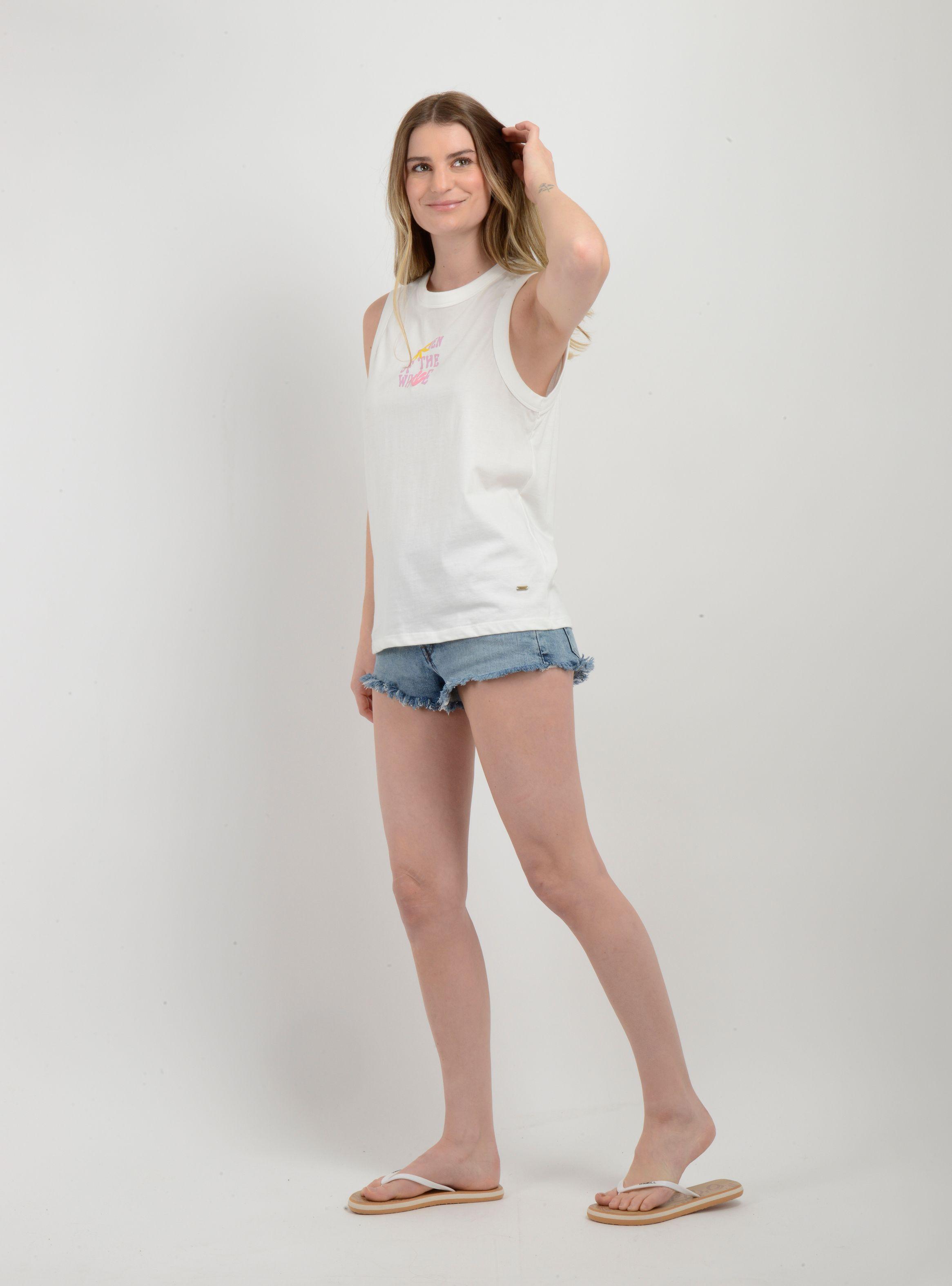 POLERA SIN MANGAS WOTW TANK BEIGE CLARO-2
