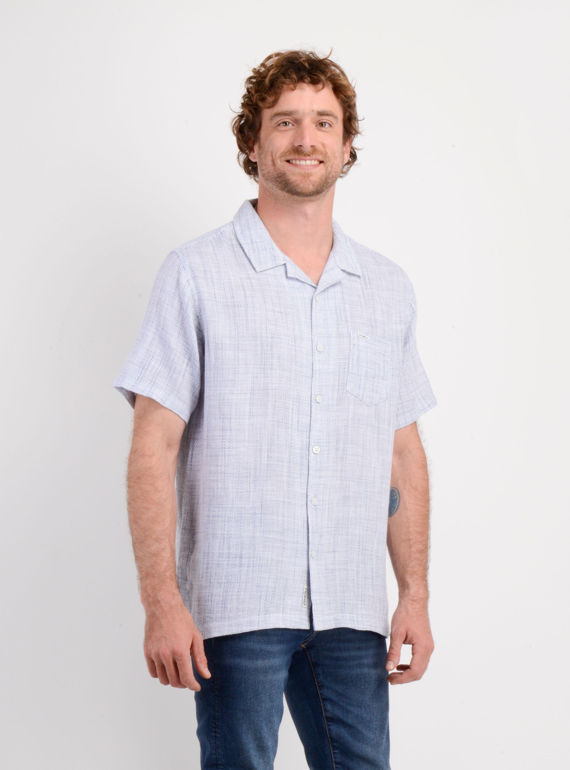 CAMISA MANGA CORTA PITCH AZUL-3