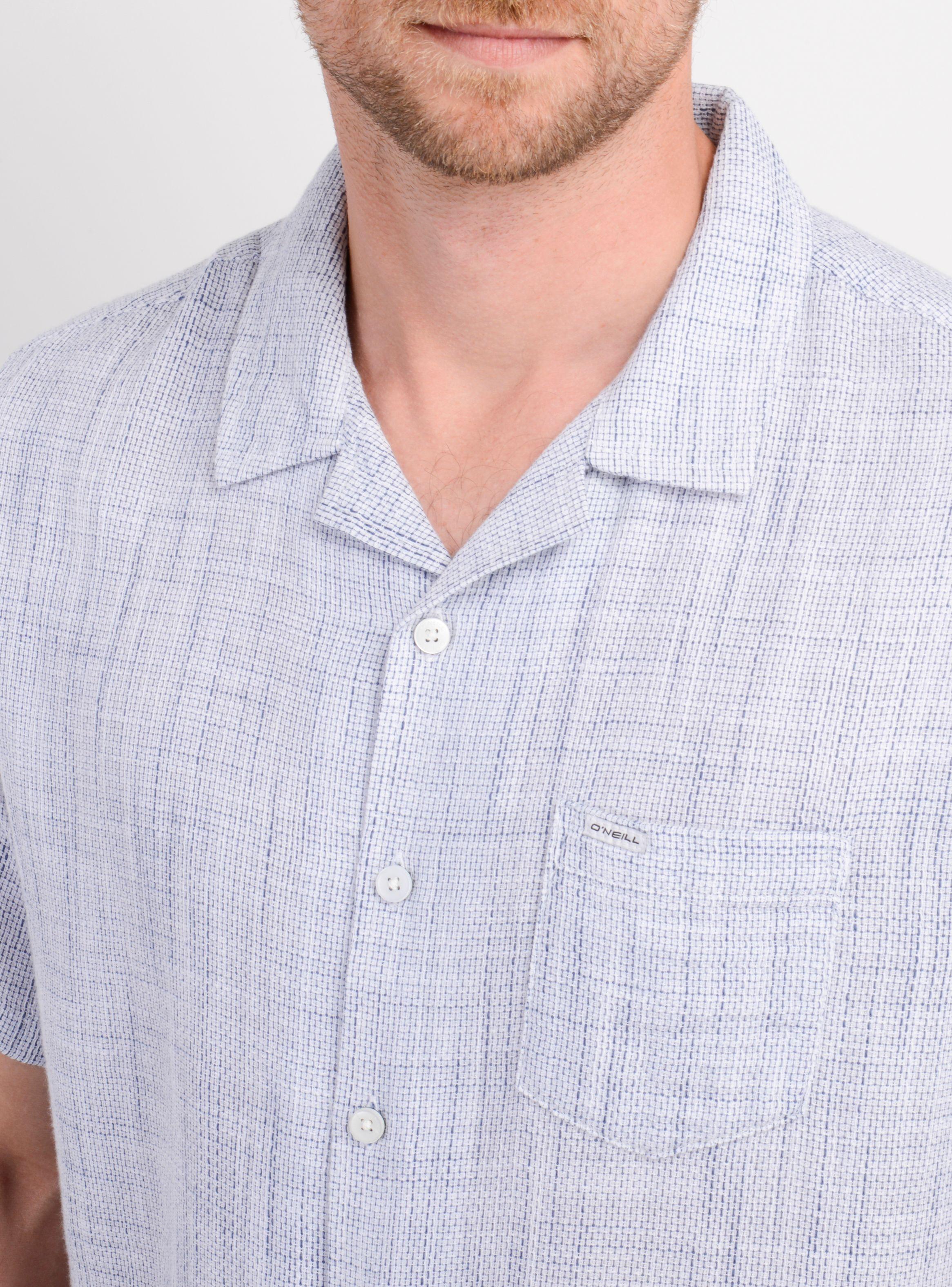 CAMISA MANGA CORTA PITCH AZUL-4