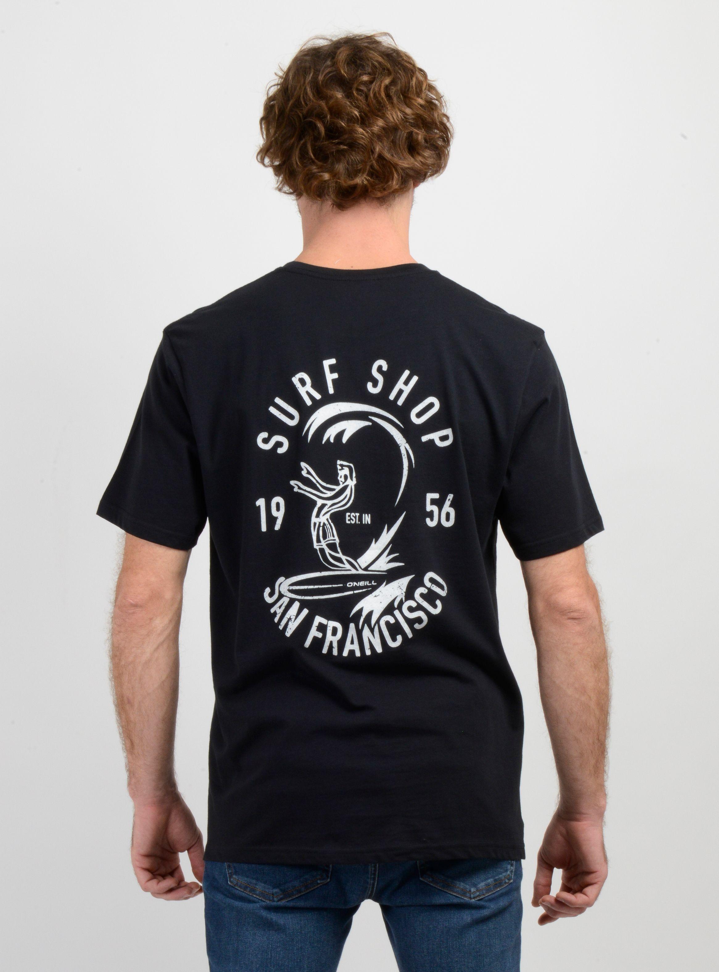 POLERA MANGA CORTA ORIGINAL SURF SHOP NEGRO-1