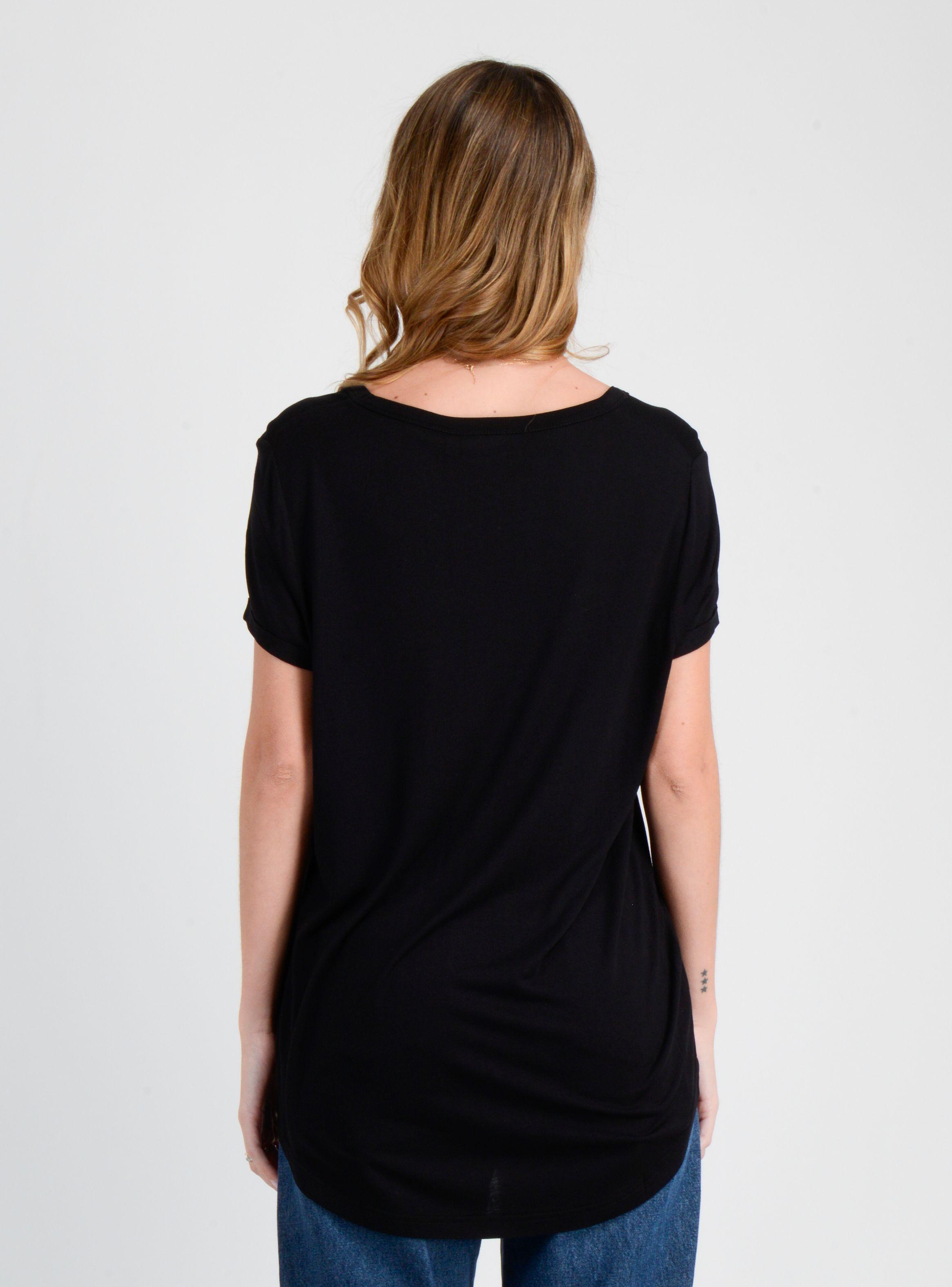 POLERA MANGA CORTA ESSENTIAL  NEGRO-1