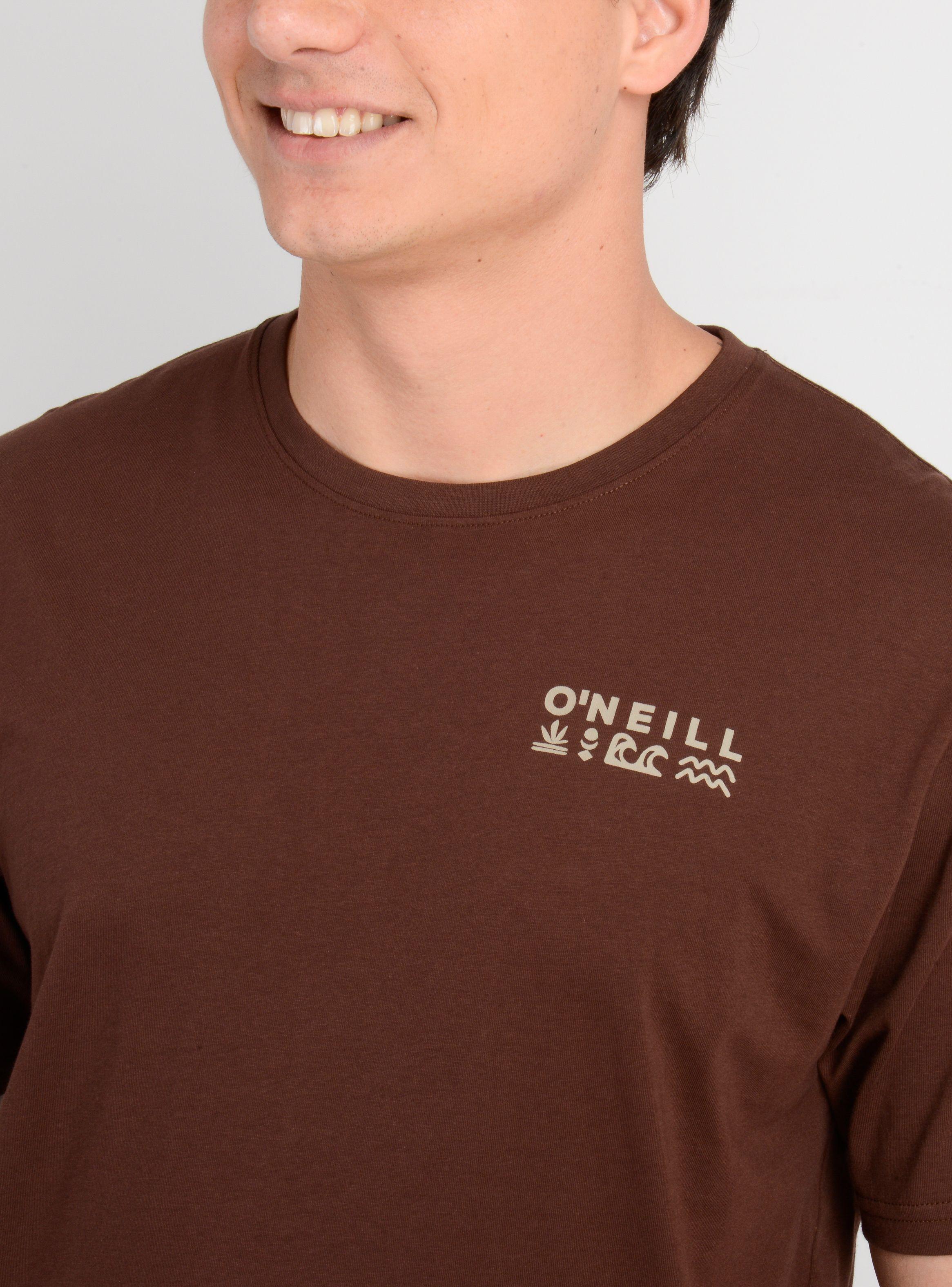 POLERA MANGA CORTA GLYPHS CAFE-4