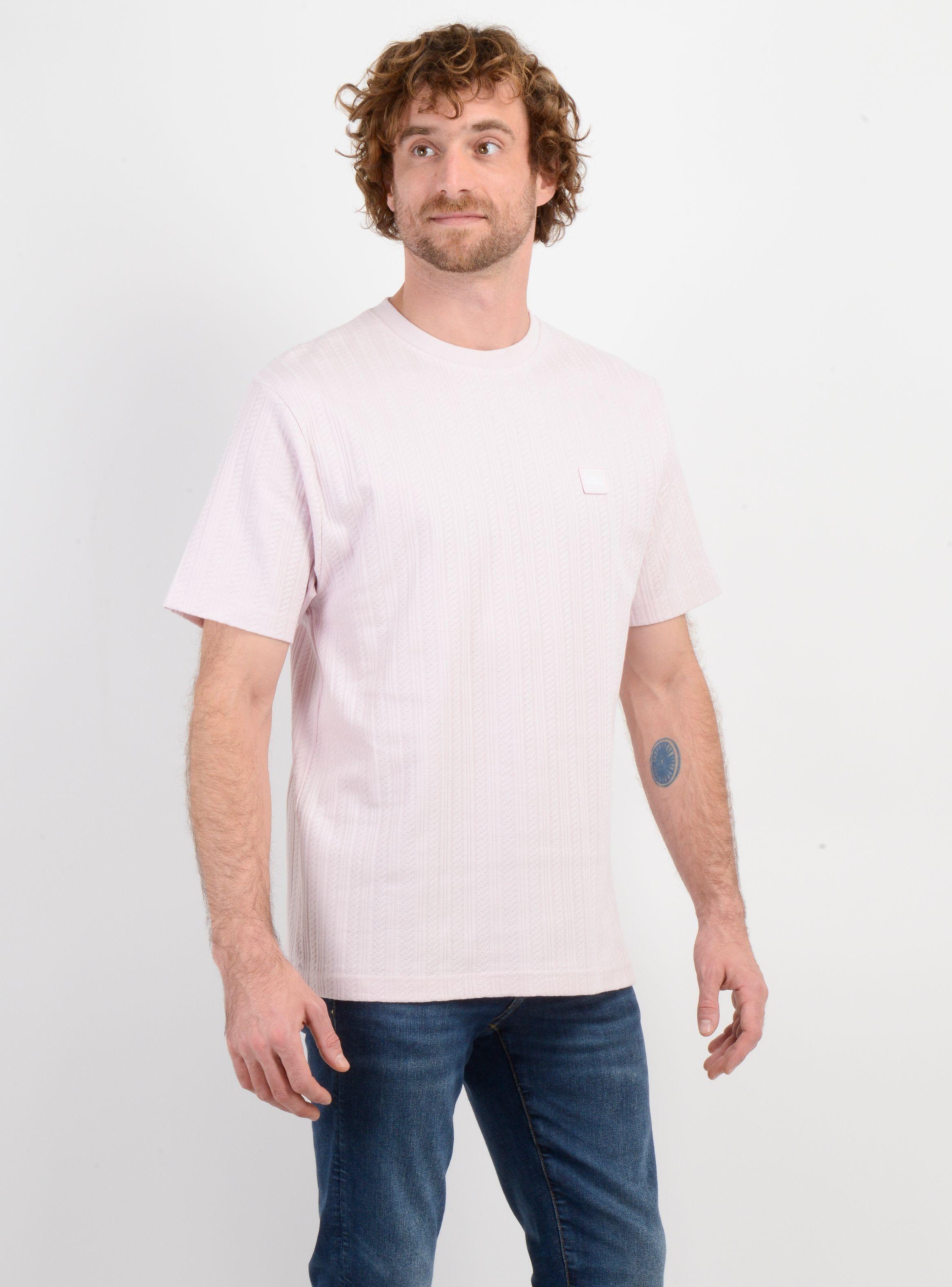POLERA MANGA CORTA NEW LINE ROSADO CLARO-3
