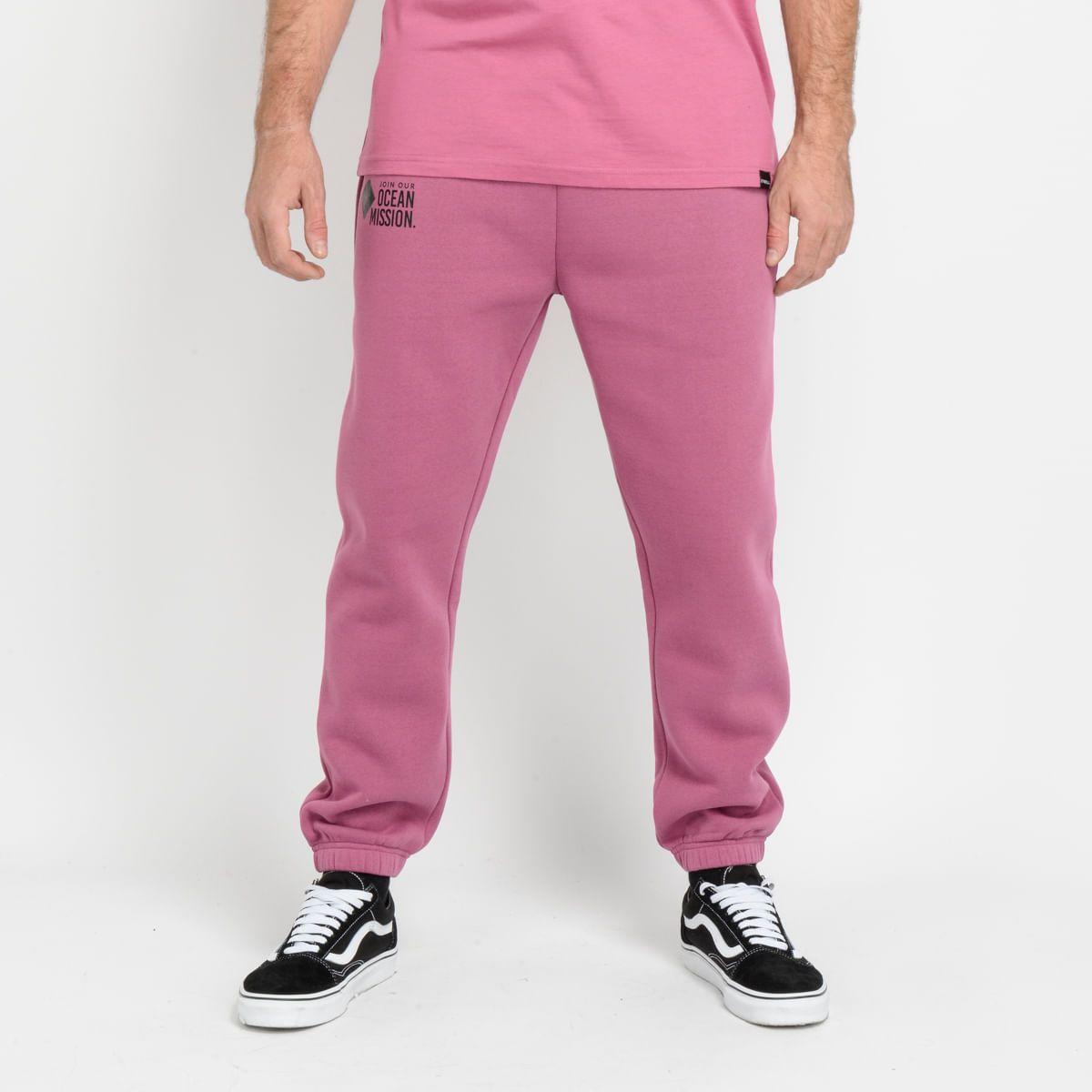 PANTALON BUZO - I23HO049001 ROSADO OSCURO-2