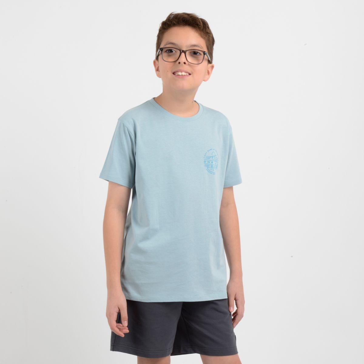 POLERA MANGA CORTA MUIR AZUL CLARO / PASTEL-2