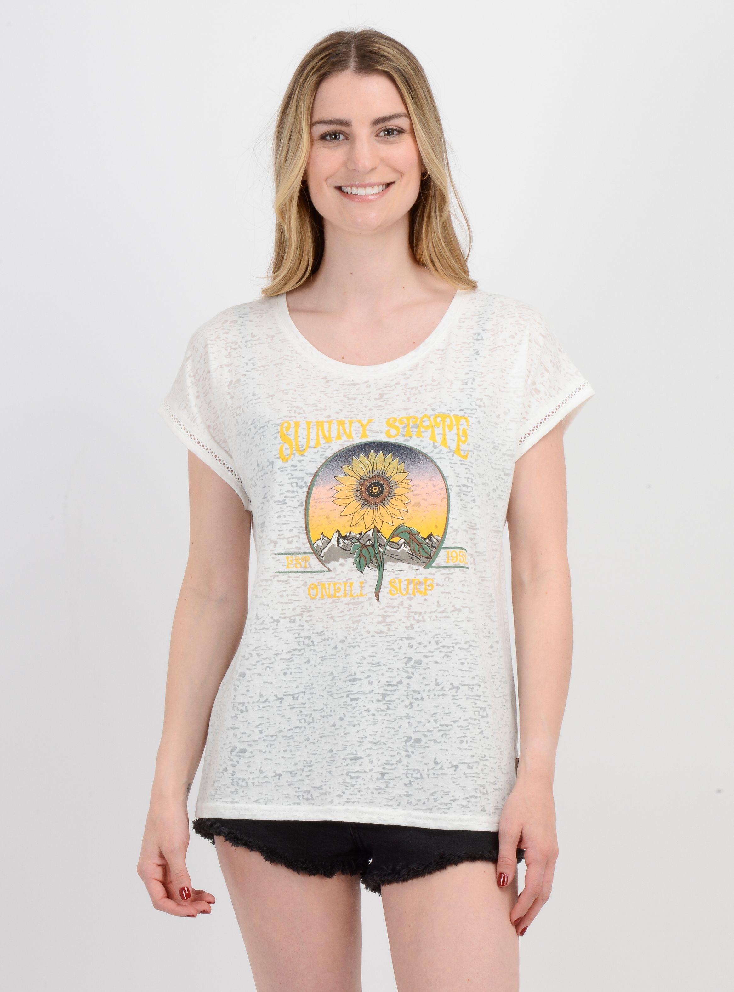 POLERA MANGA CORTA SUNNY STATE  BEIGE CLARO-0