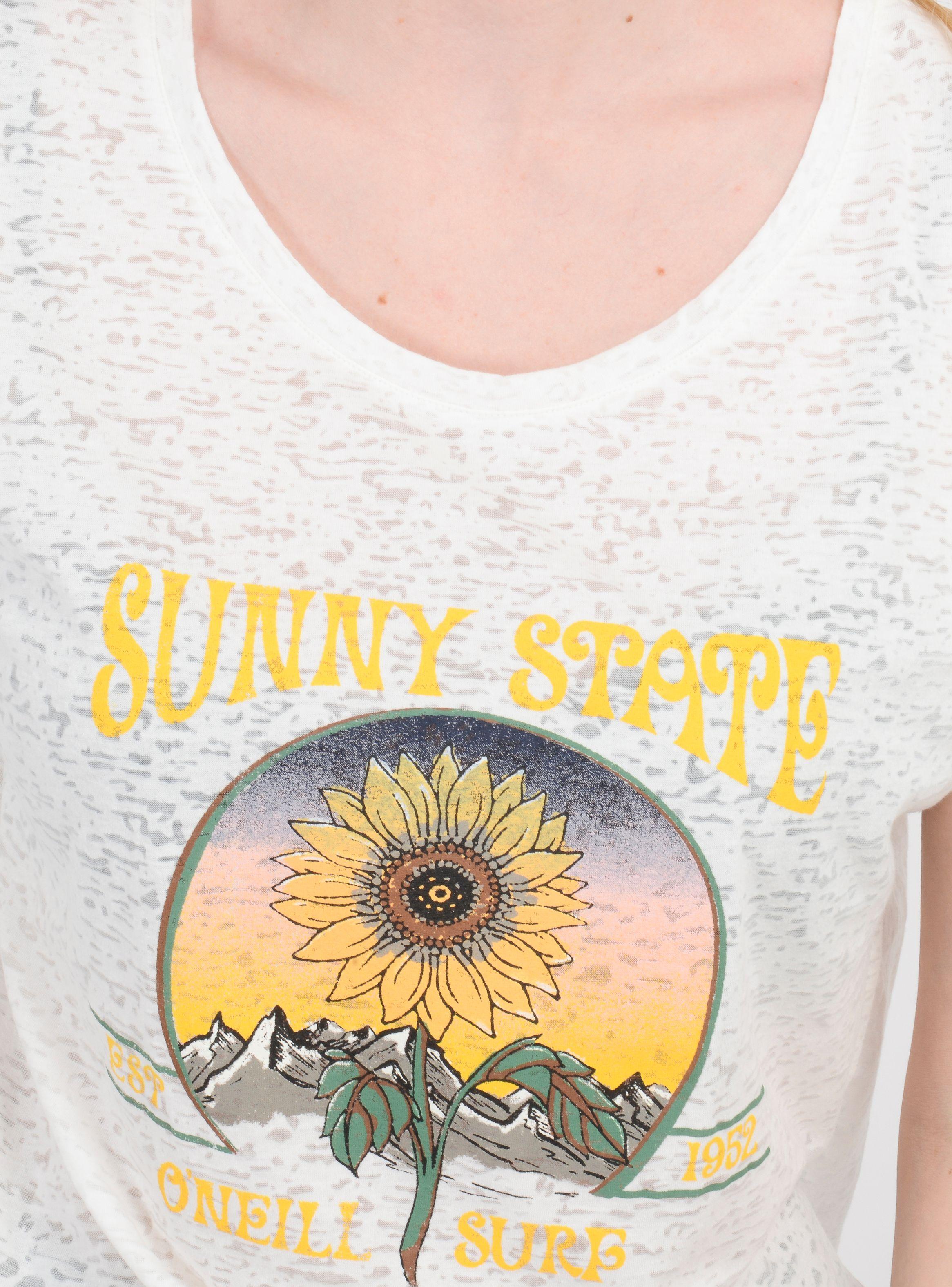 POLERA MANGA CORTA SUNNY STATE  BEIGE CLARO-4