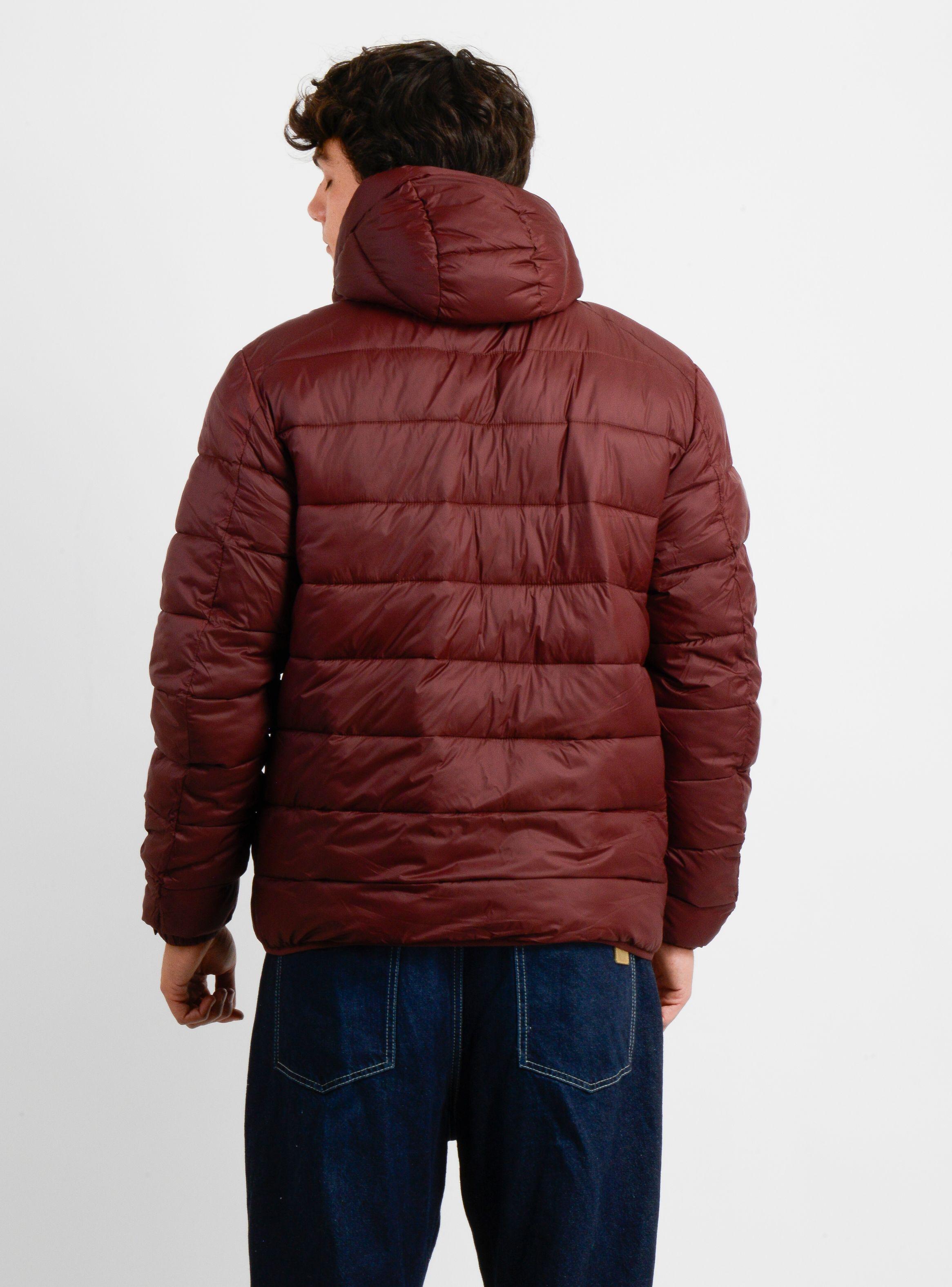 PARKA GLASSY PUFF ROJO OSCURO-1