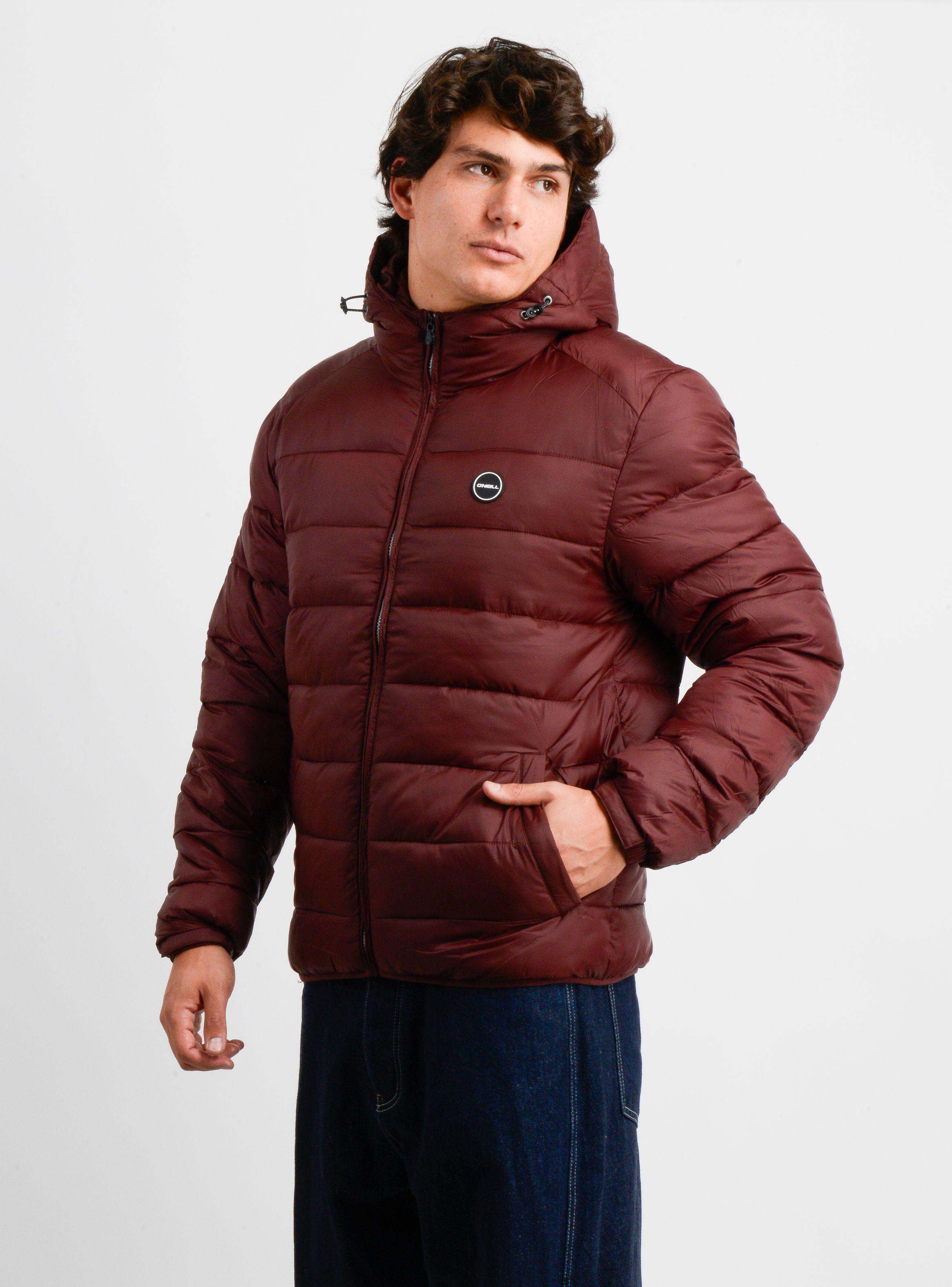 PARKA GLASSY PUFF ROJO OSCURO-2
