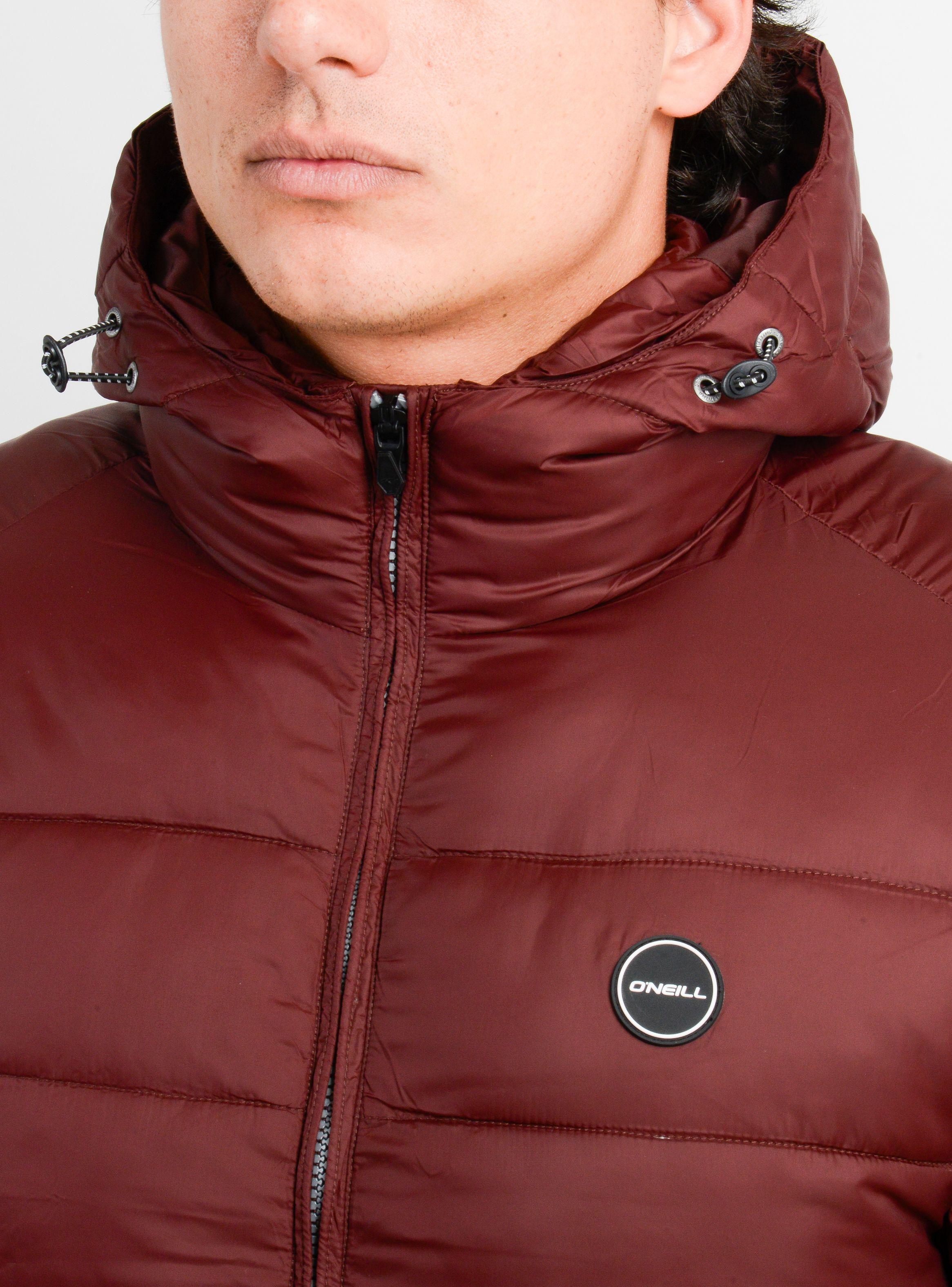 PARKA GLASSY PUFF ROJO OSCURO-4