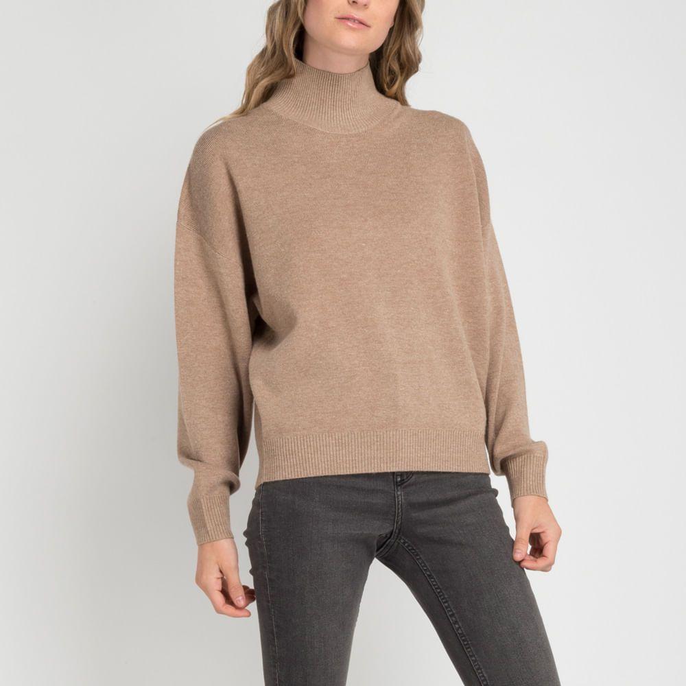 SWEATER I22MU148002 CAFÉ CLARO / PASTEL-1