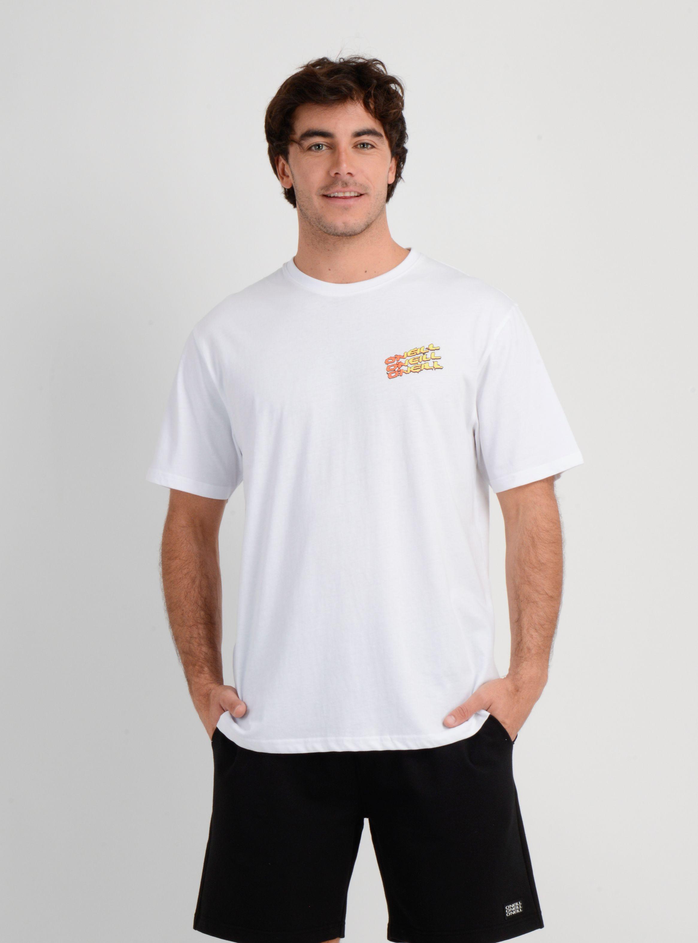 POLERA MANGA CORTA CIRCLE FREAK  BLANCO-0