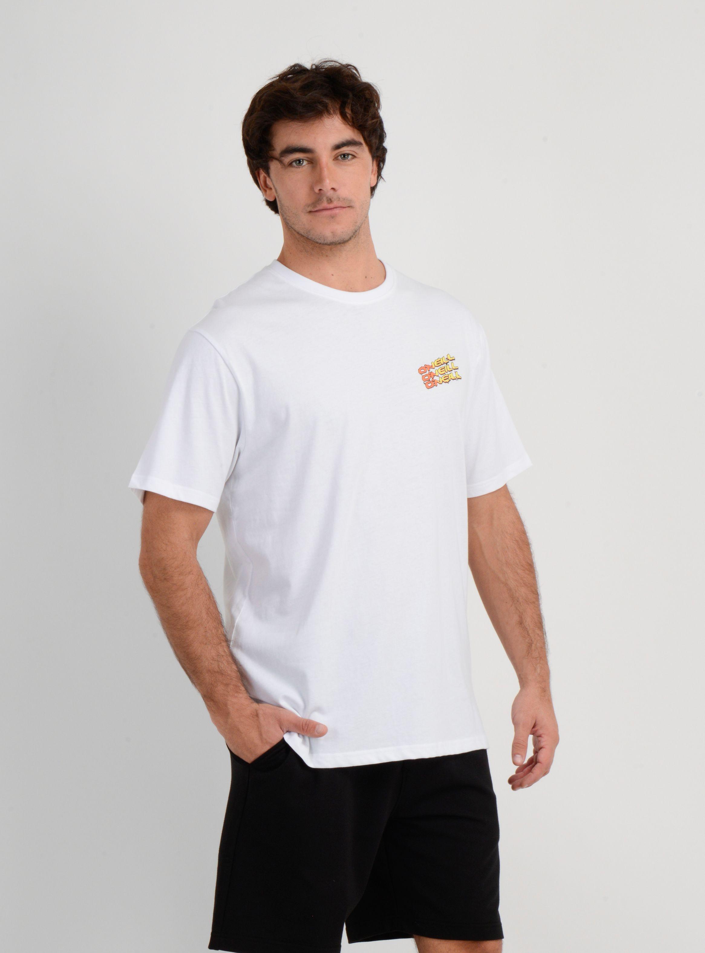 POLERA MANGA CORTA CIRCLE FREAK  BLANCO-3