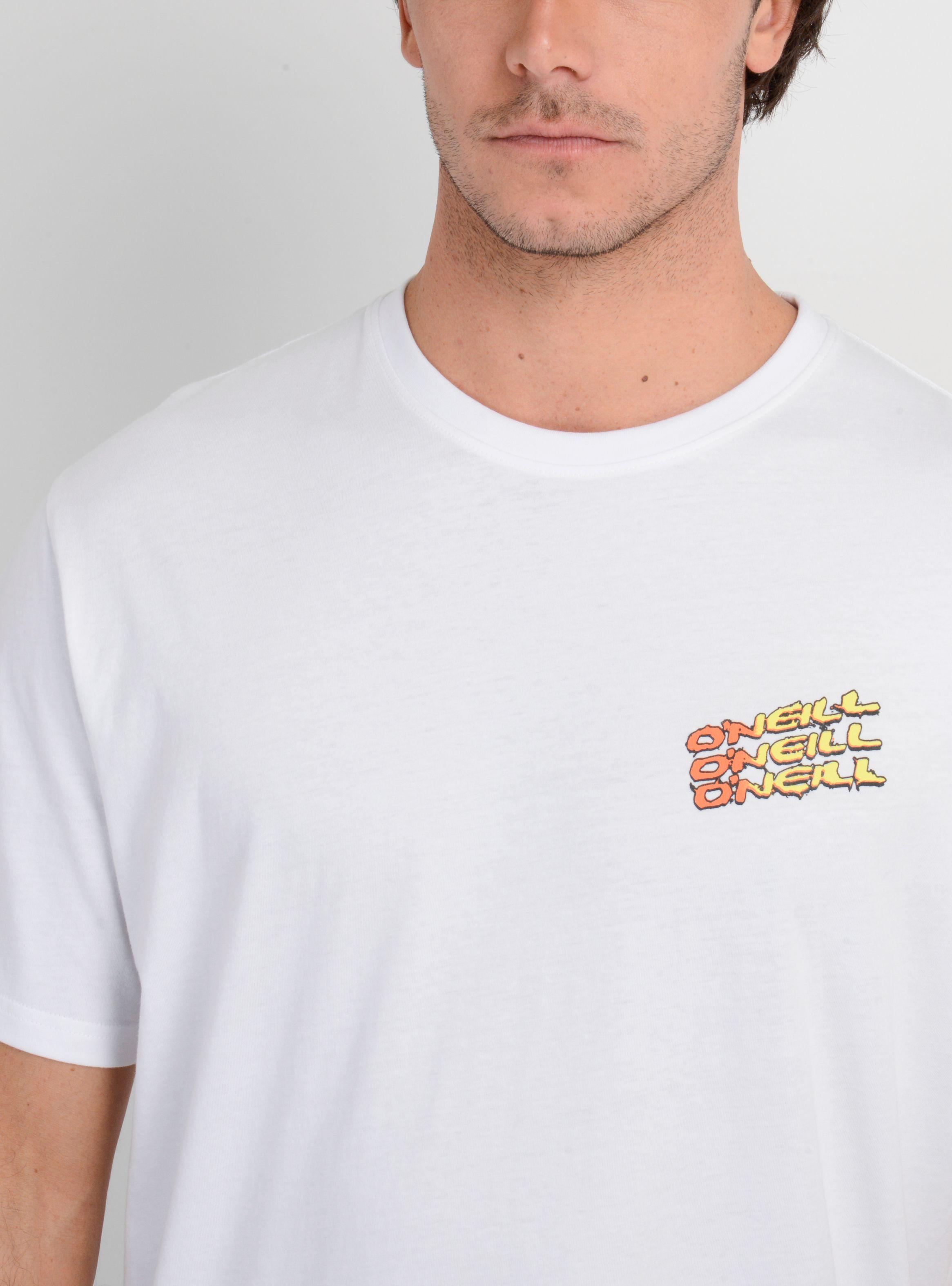 POLERA MANGA CORTA CIRCLE FREAK  BLANCO-4