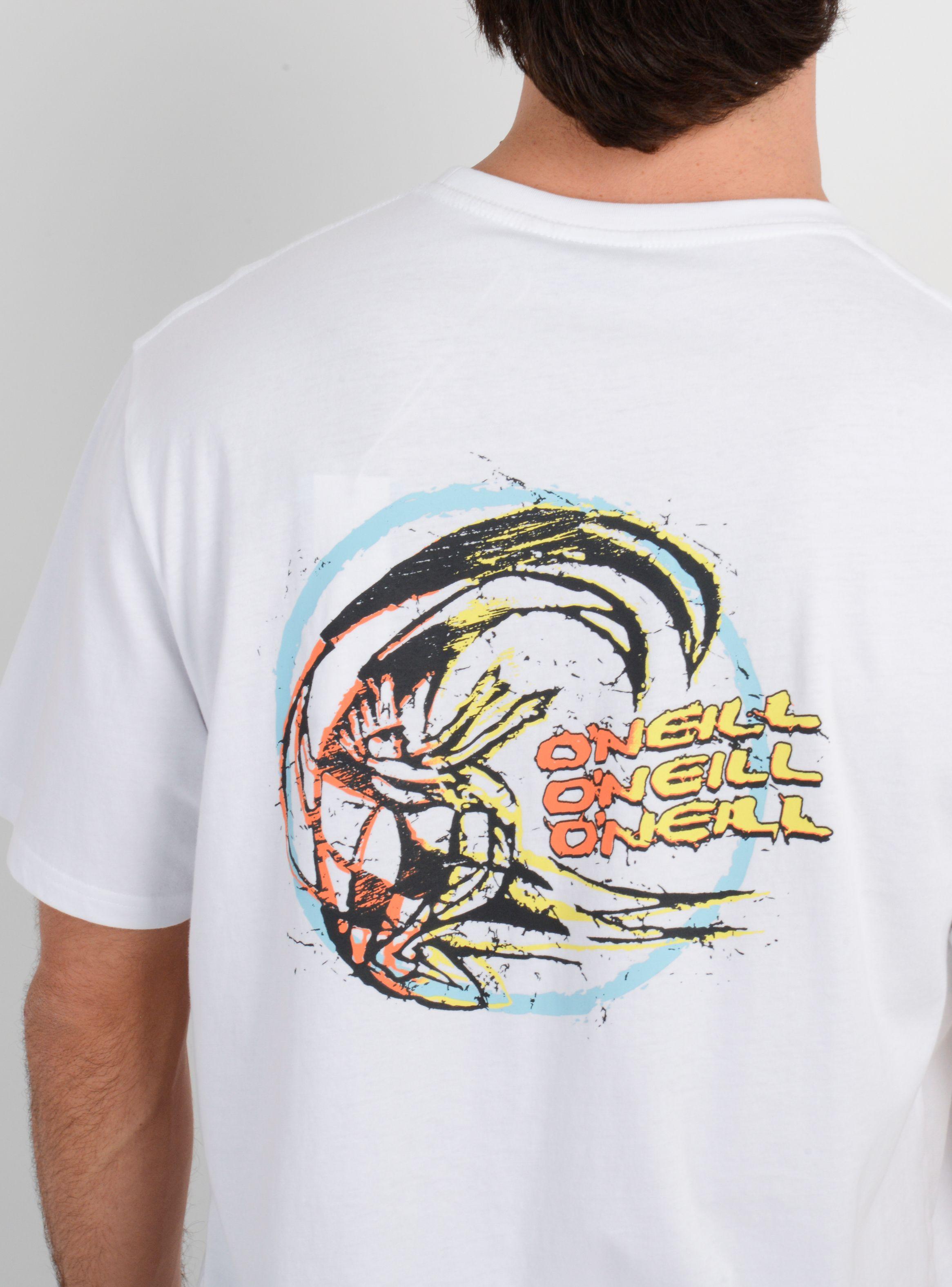 POLERA MANGA CORTA CIRCLE FREAK  BLANCO-5