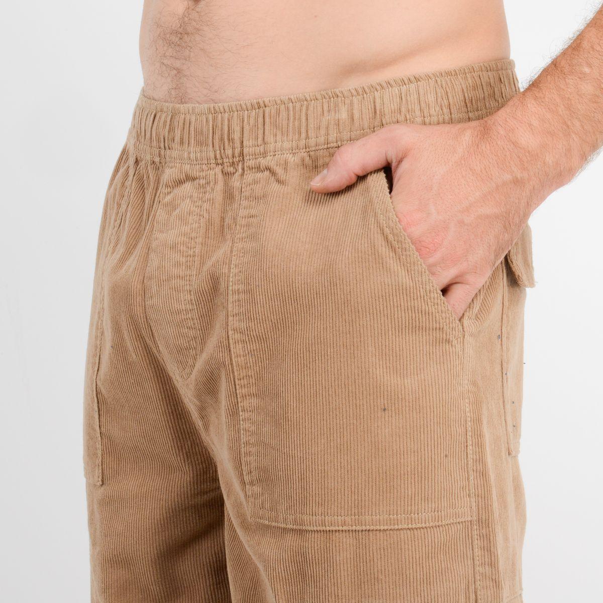 PANTALON COTELE CARGO SURF  BEIGE-2