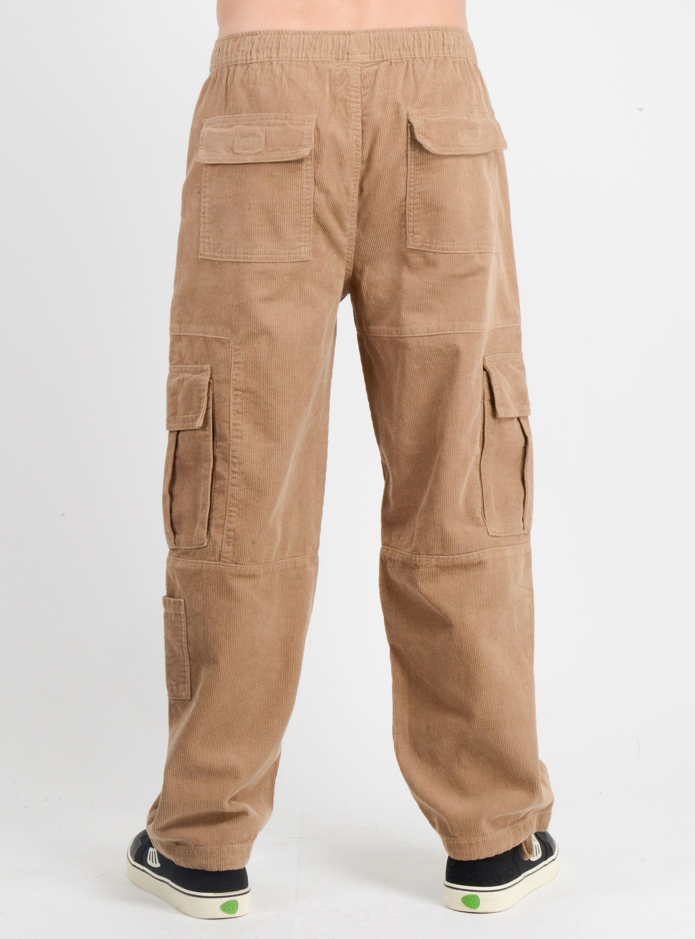 PANTALON COTELE CARGO SURF  BEIGE-1