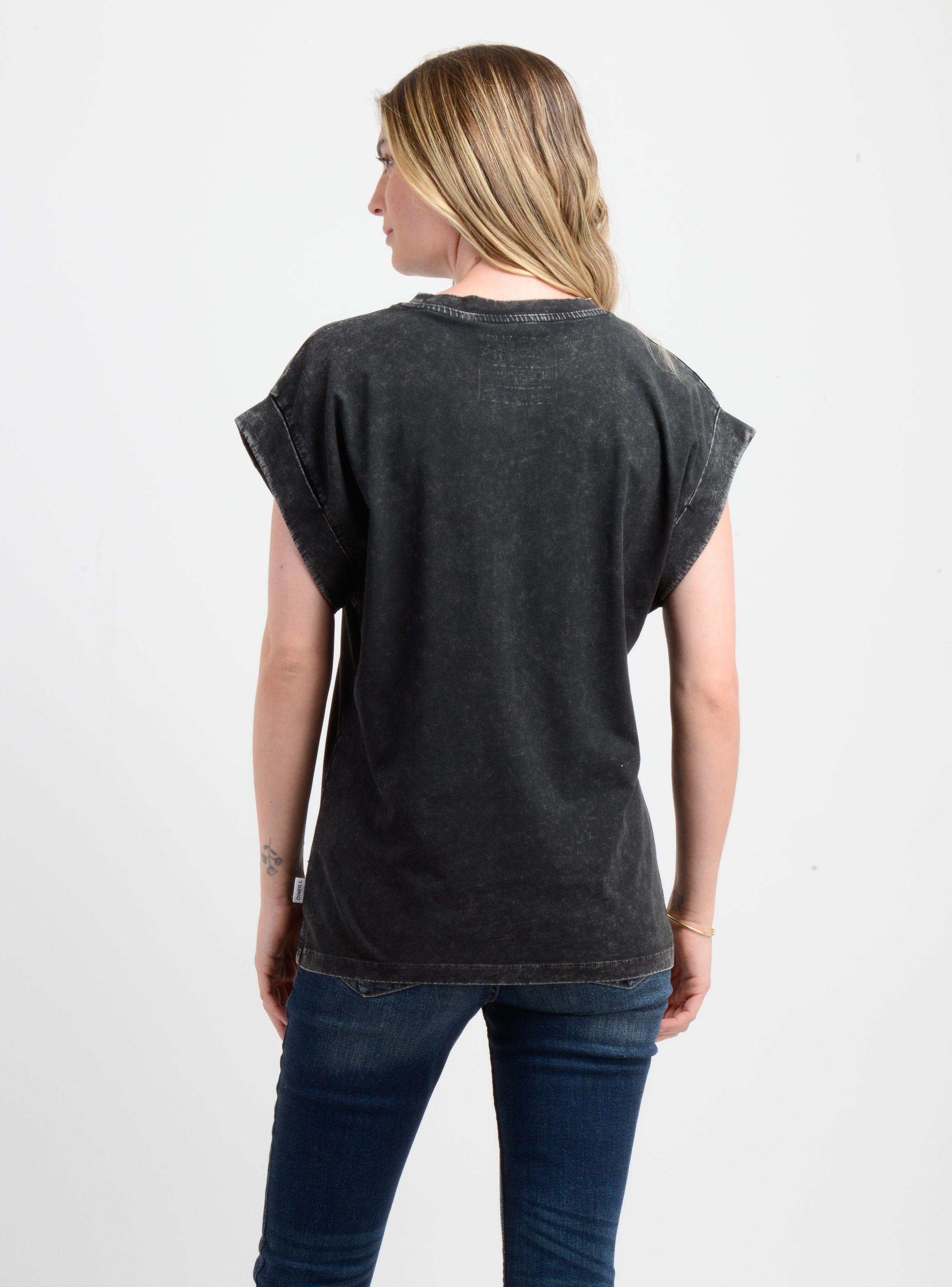 POLERA MANGA CORTA O'RIGINALS SURF  NEGRO-1