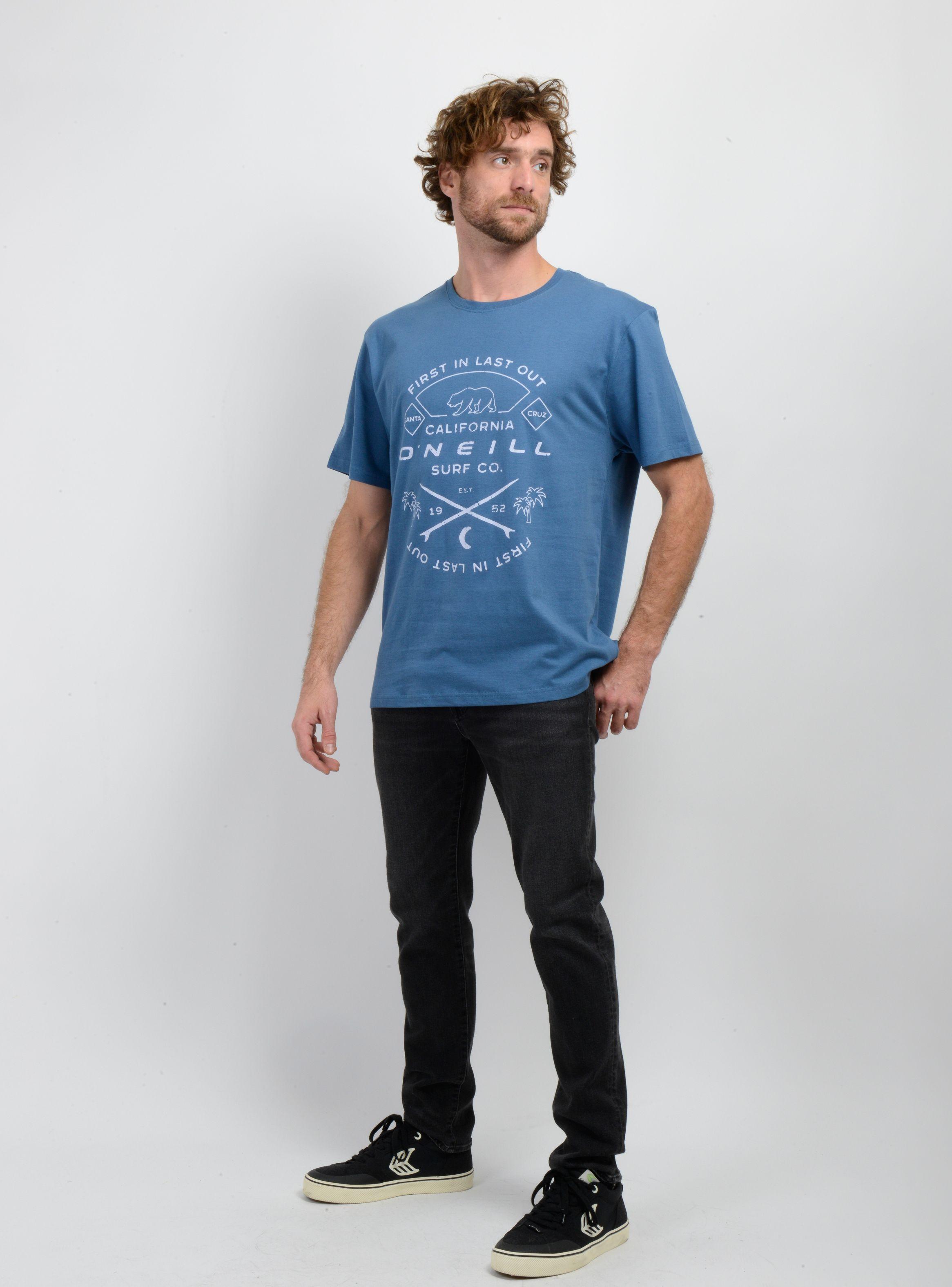 POLERA MANGA CORTA JACK O'NEILL MUIR AZUL-2