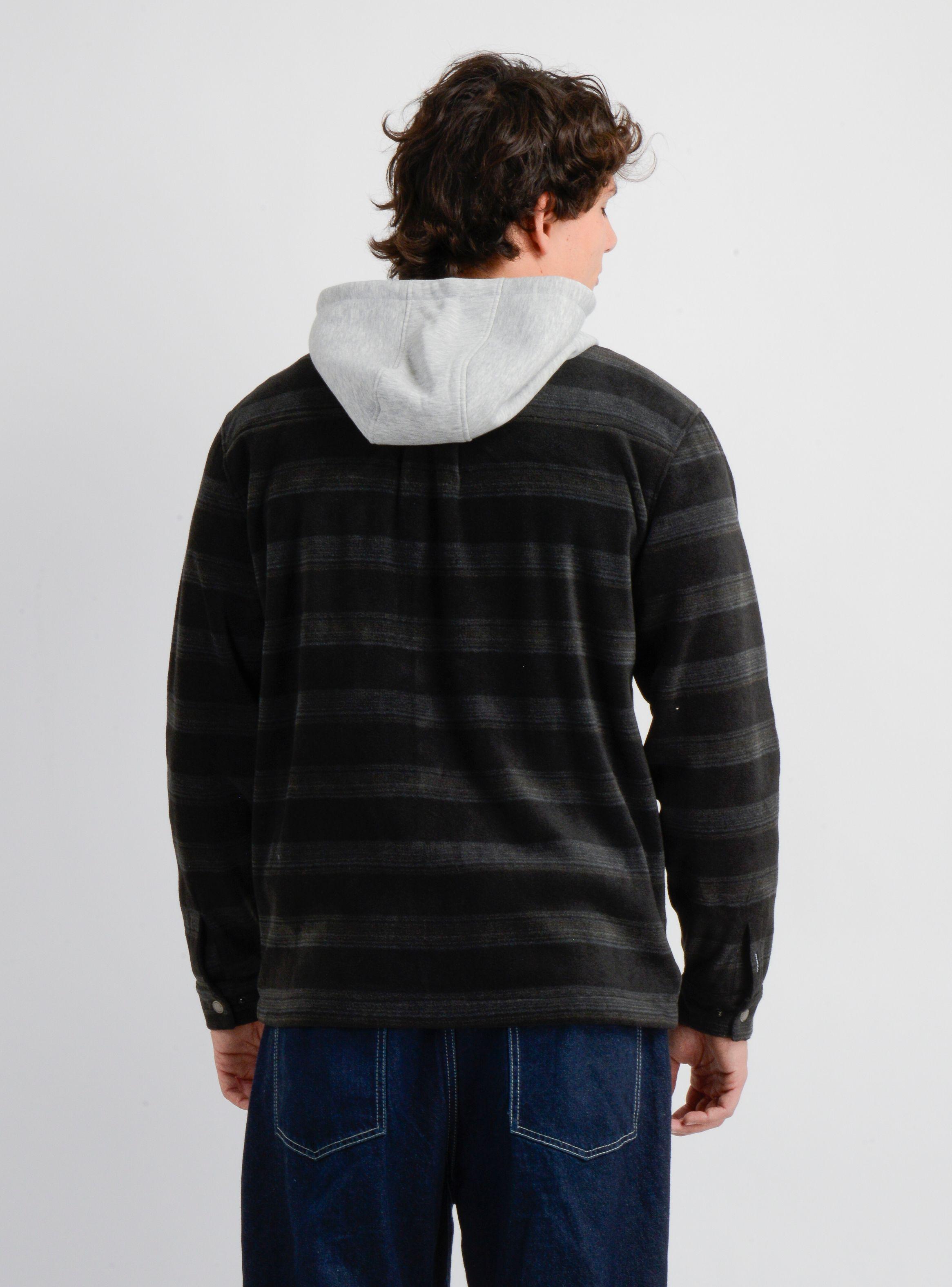 CAMISA POLAR MANGA LARGA ARCHER NEGRO-1