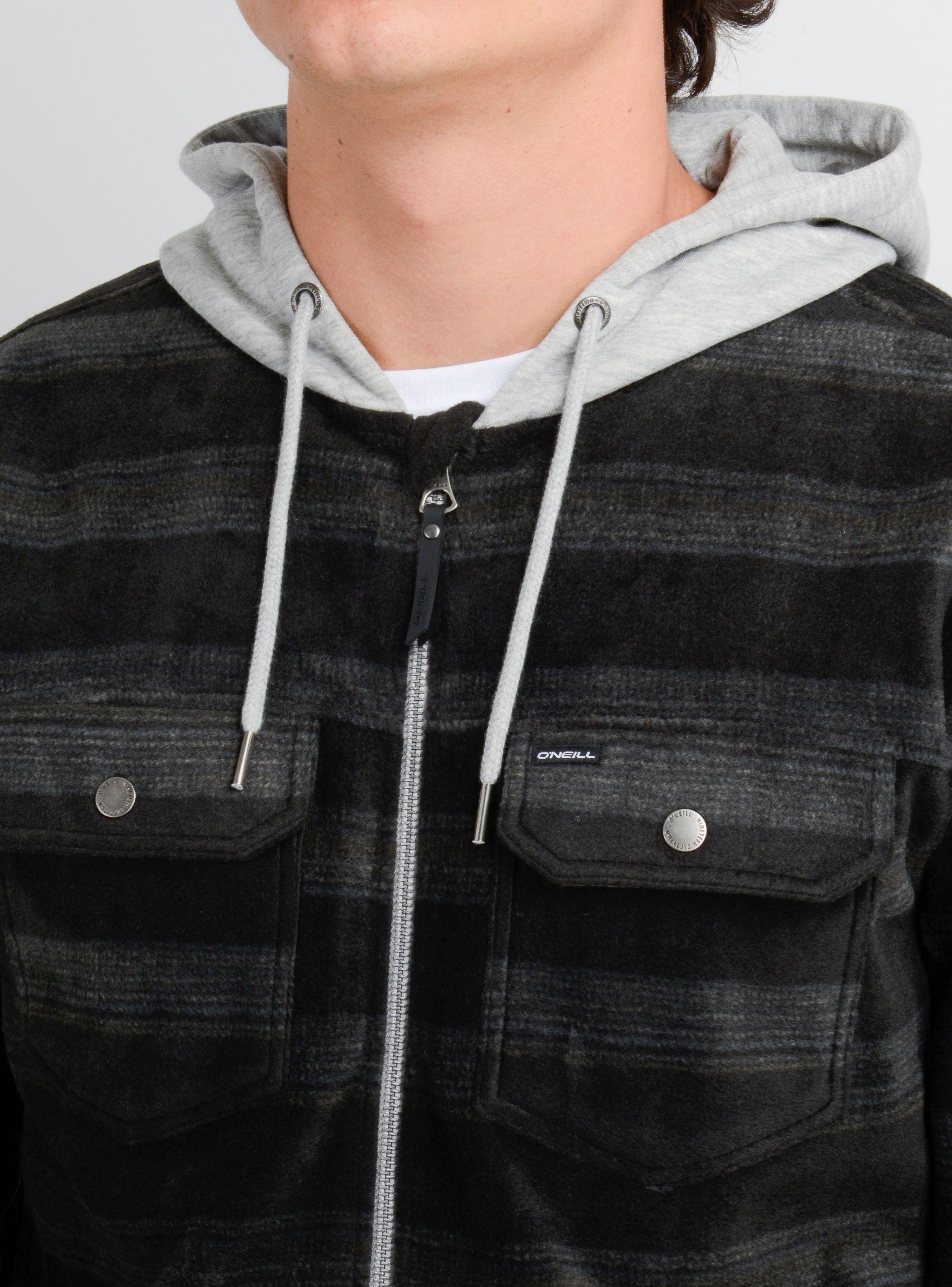 CAMISA POLAR MANGA LARGA ARCHER NEGRO-4