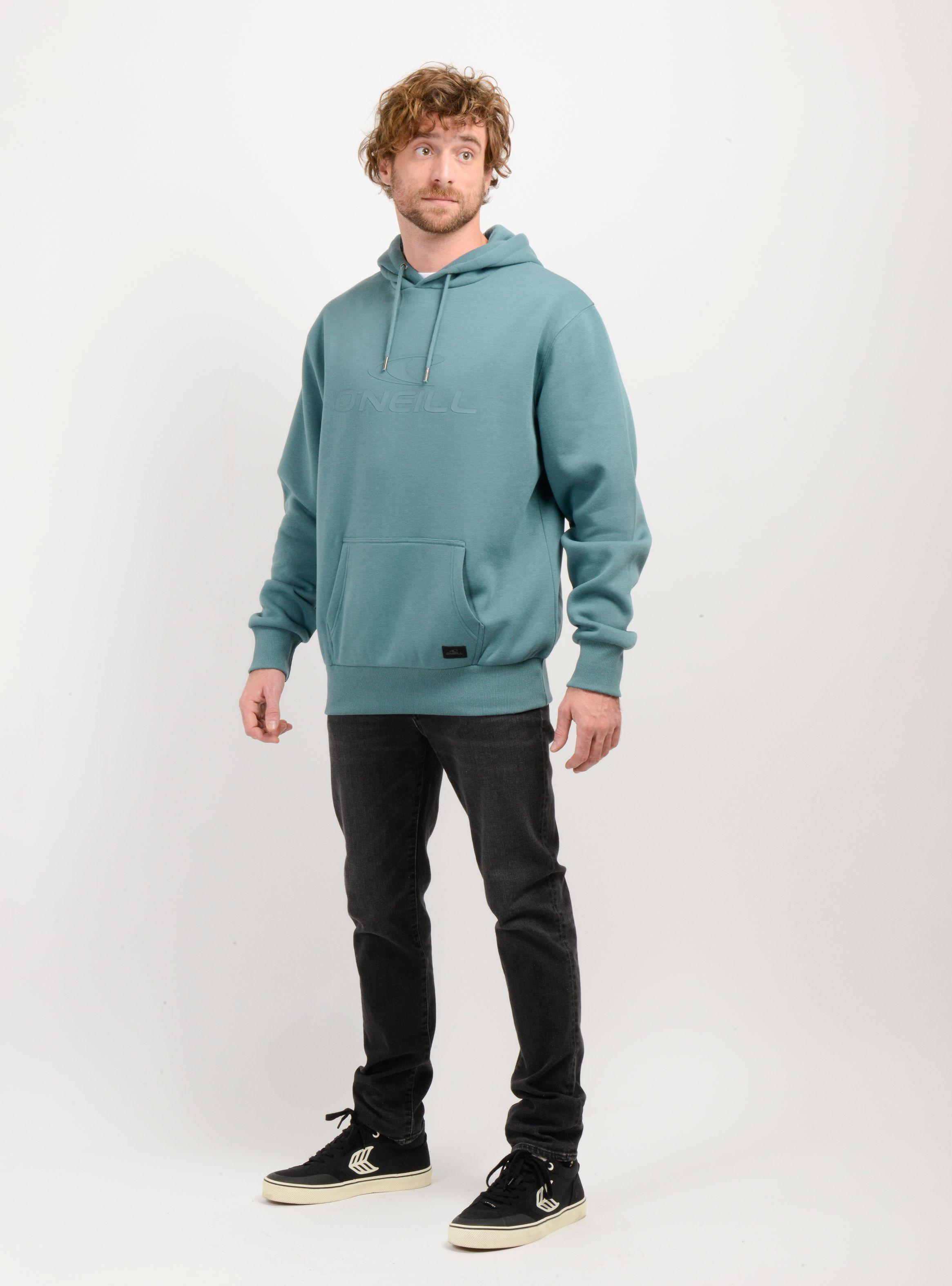 POLERON LOGO HOODIE VERDE OSCURO-2
