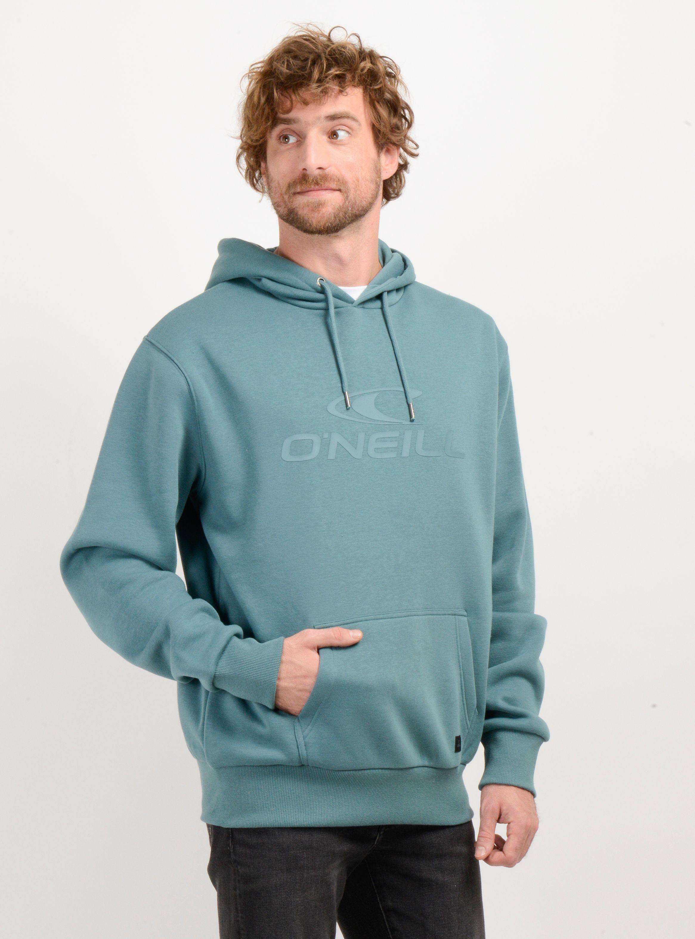 POLERON LOGO HOODIE VERDE OSCURO-3