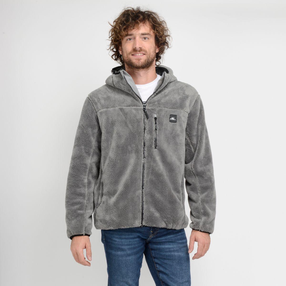 POLERON CHIPORRO FULL ZIPPER - I23HO073005 GRIS-0