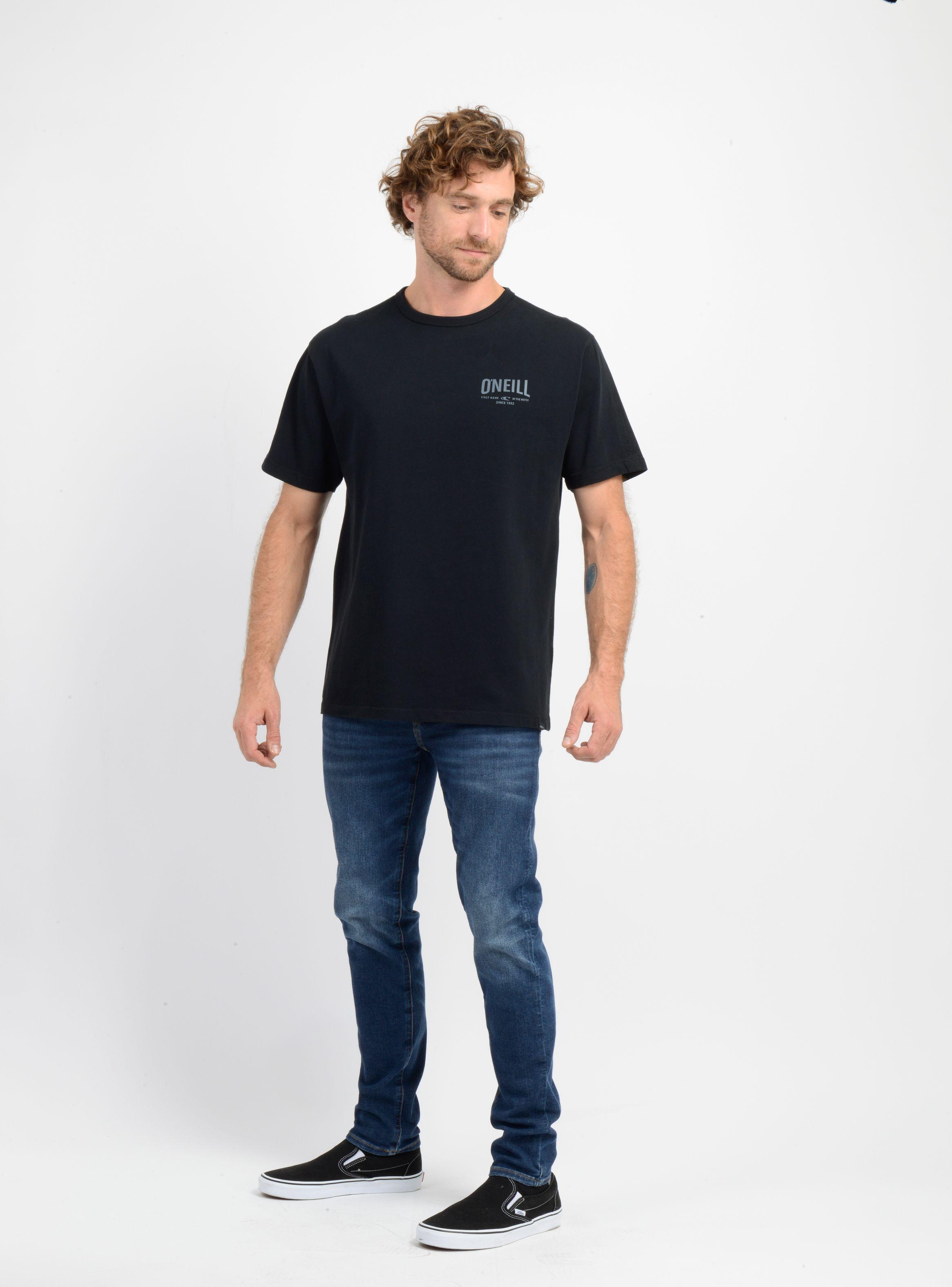POLERA MANGA CORTA FIELDS NEGRO-2