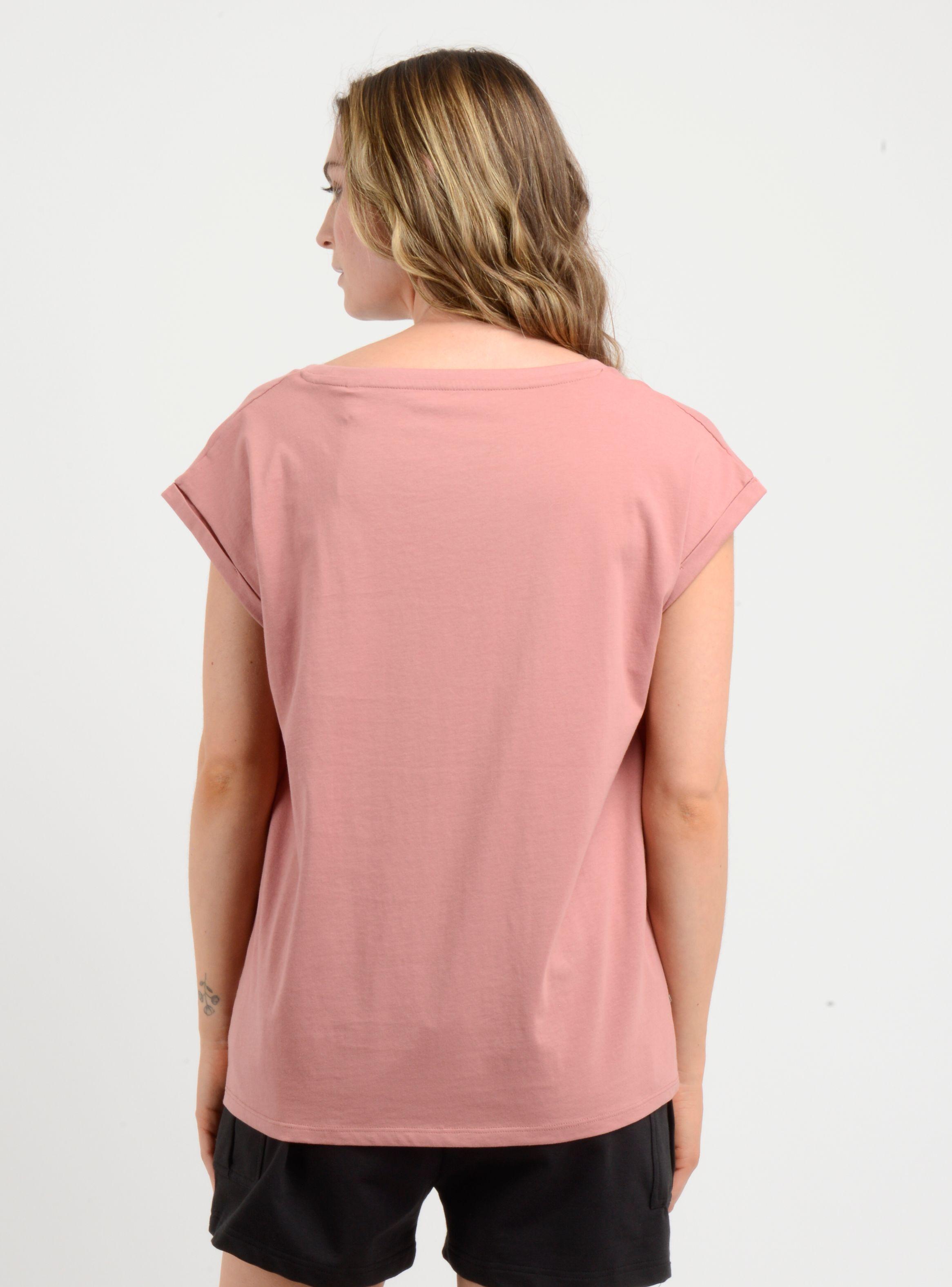 POLERA MANGA CORTA BOUQUET ROSADO OSCURO-2