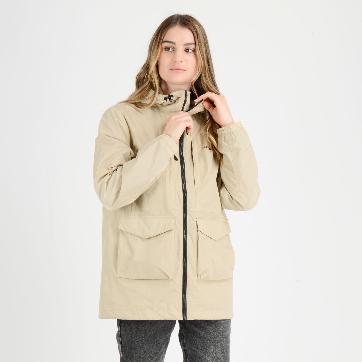 CORTAVIENTO MUJER TRVLR TRACK BEIGE-3