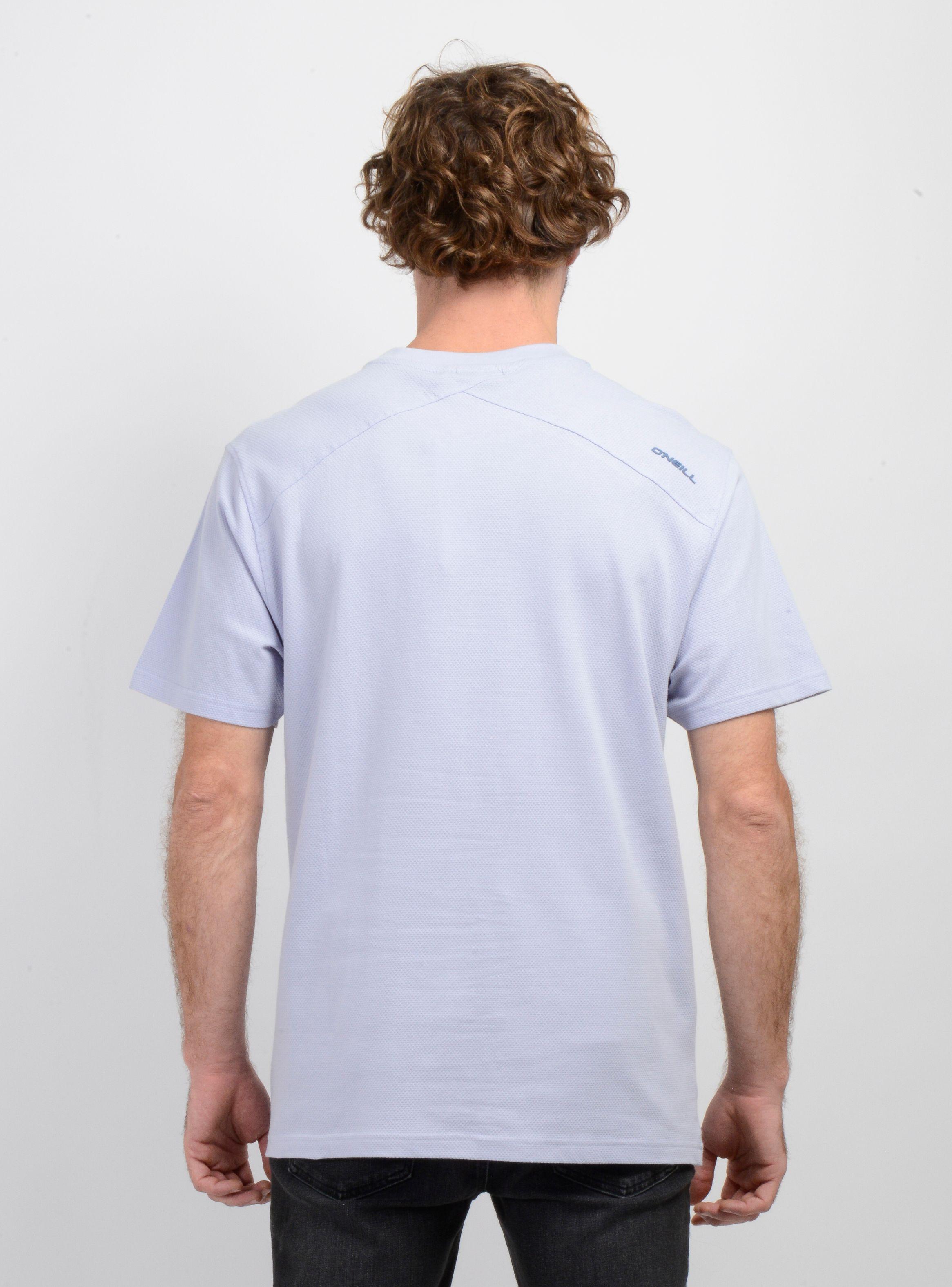 POLERA MANGA CORTA STAMPED AZUL CLARO-1