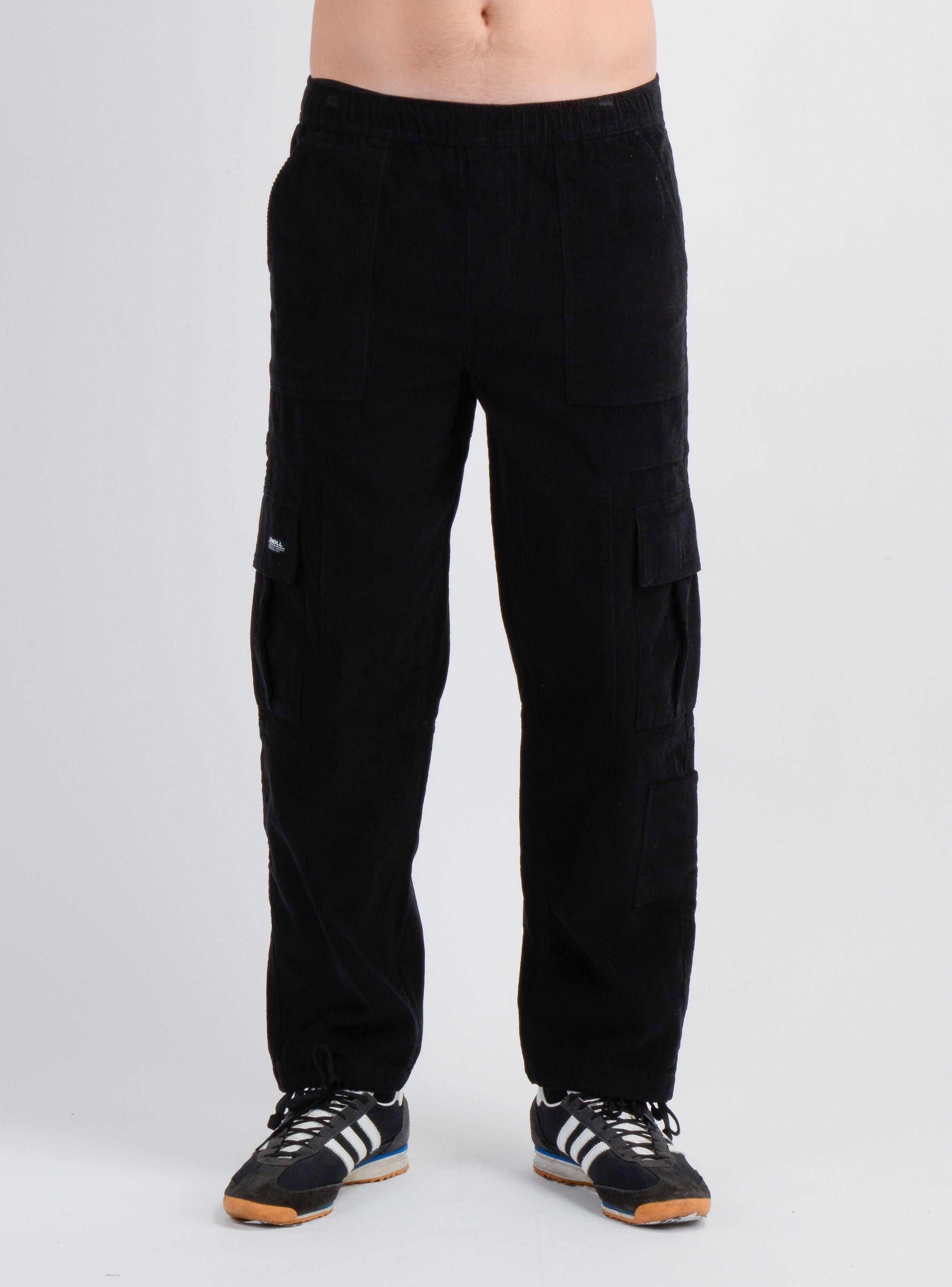PANTALON COTELE CARGO SURF II NEGRO-0