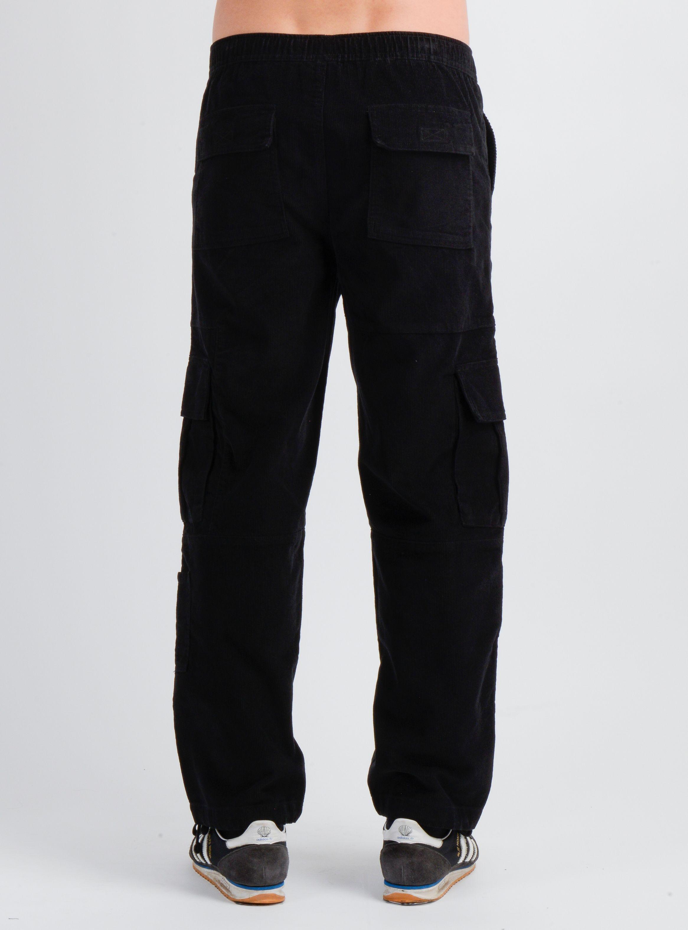 PANTALON COTELE CARGO SURF II NEGRO-1