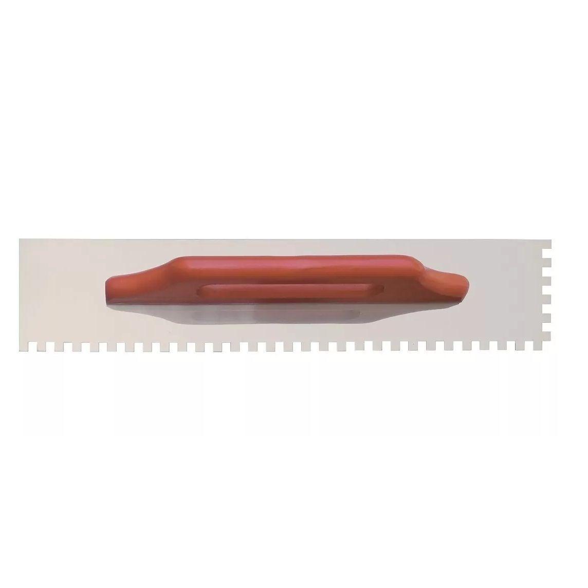 Llana Dentada Larga Acero Inoxidable de 60×12 cm-2