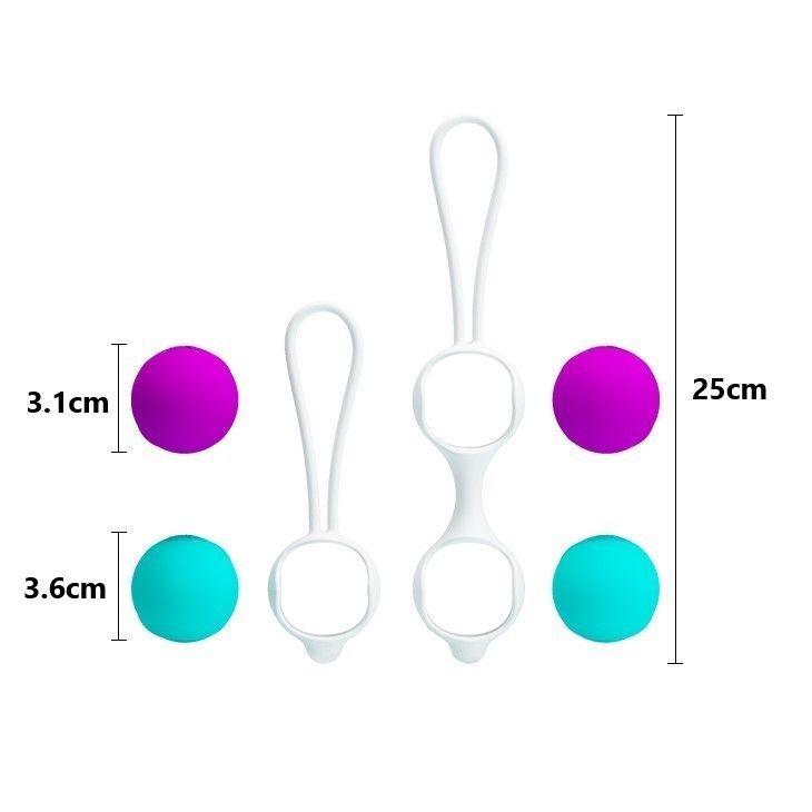 Bolas Kegel Orgásmicas Intercambiables Pretty-2