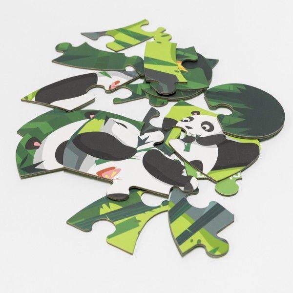 PUZZLE PANDA EN ASIA - 16 Piezas-2