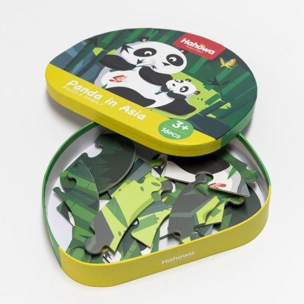 PUZZLE PANDA EN ASIA - 16 Piezas-0