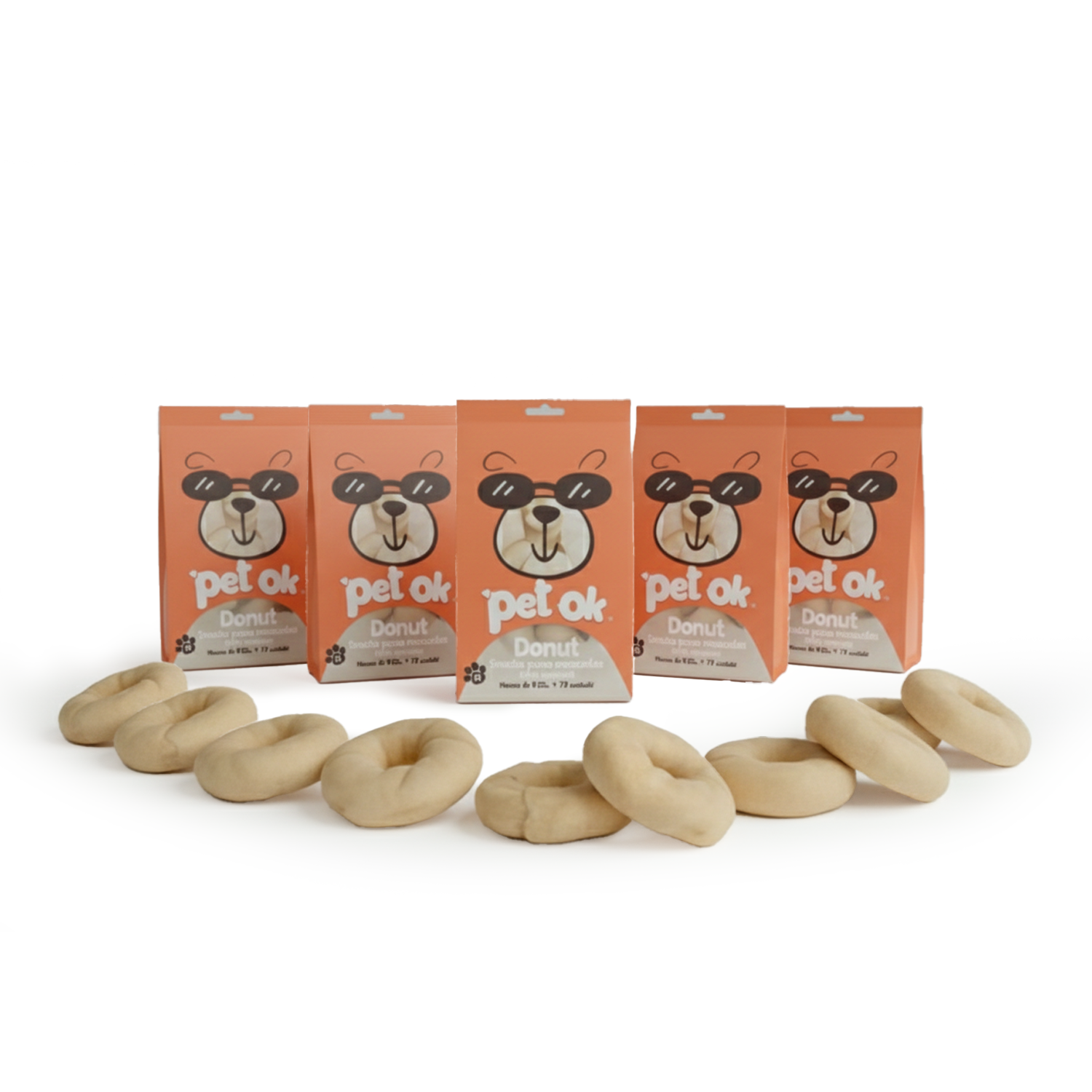 PACK Snacks Huesitos tipo Donut para Perro Mediano - Pet OK  x 10 Unidades-4