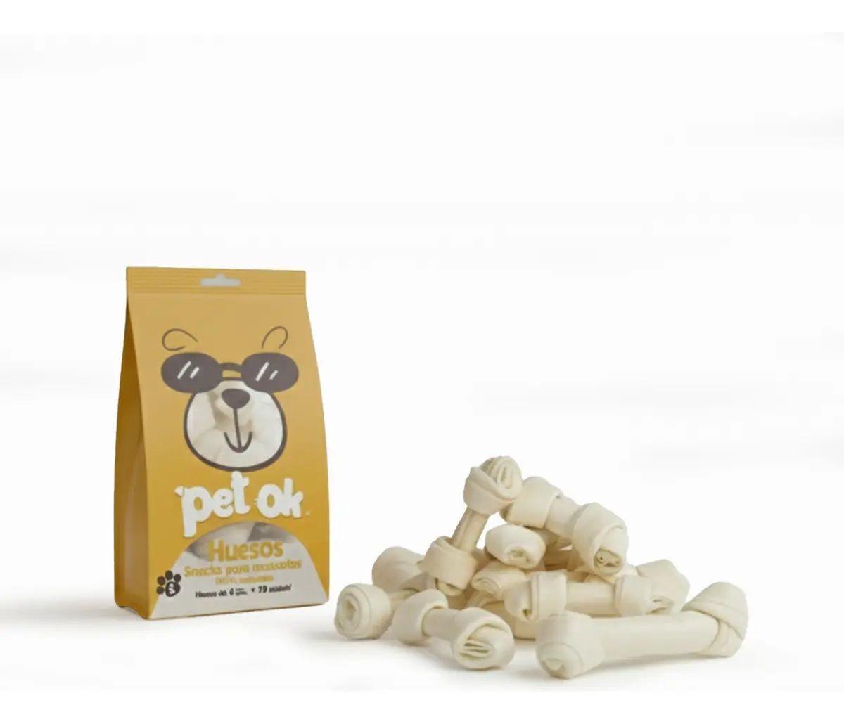 Snack Golosina Premio Huesitos para Perro Pequeño (S) - Pet OK  x 1 Unidad -0