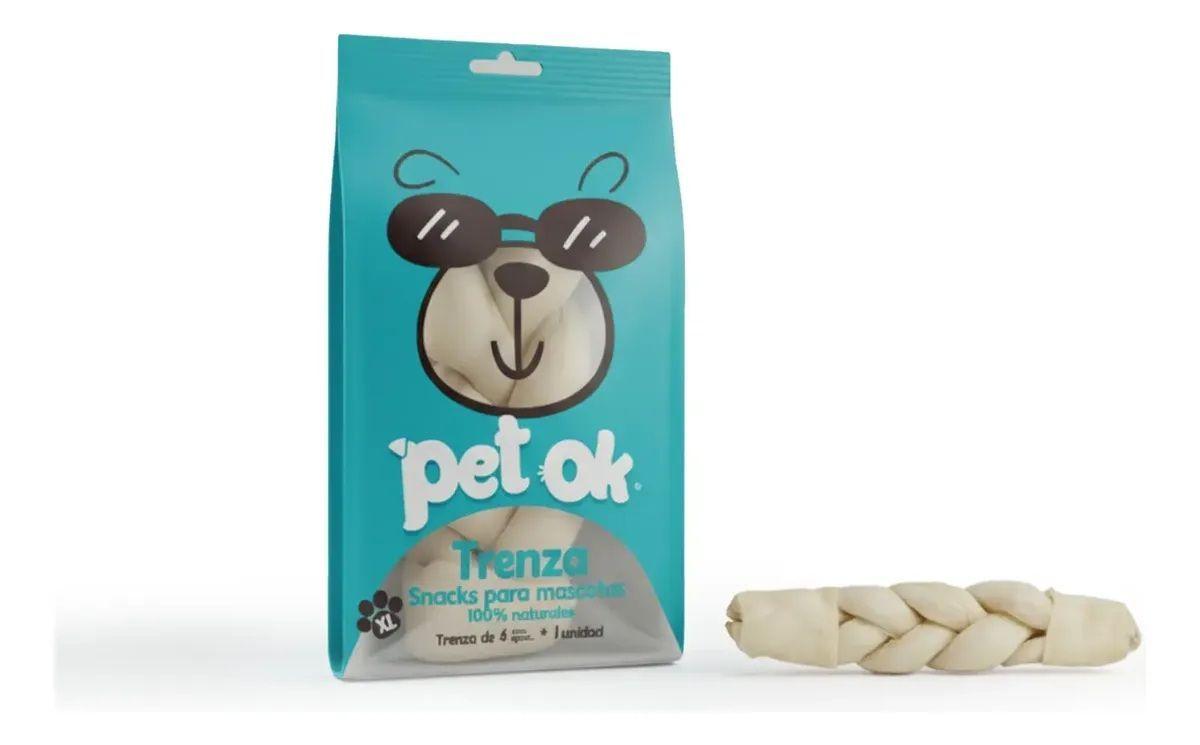 PACK Snack Huesito tipo Trenza para Perro Grande (L) - Pet OK  x 10 Unidades-5