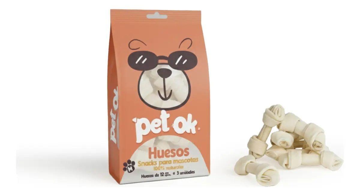 PACK Snacks Huesitos Blancos para Perro Mediano - Pet OK  x 18 Unidades-7