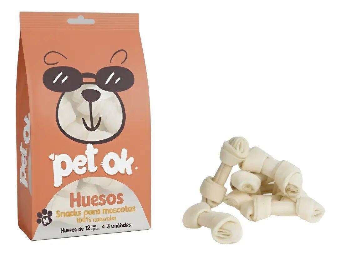 PACK Snack Huesitos Blancos para Perro Mediano - Pet OK  x 10 Unidades -4