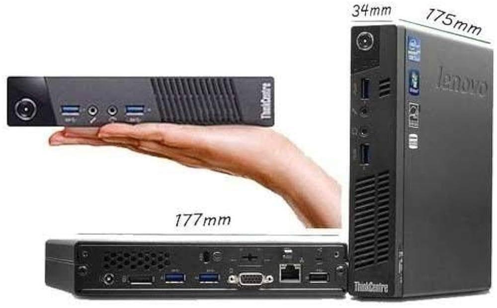 Lenovo ThinkCentre M93p Tiny PC de Escritorio Mini Core i5 16GB RAM 480GB SSD Wi-Fi-2