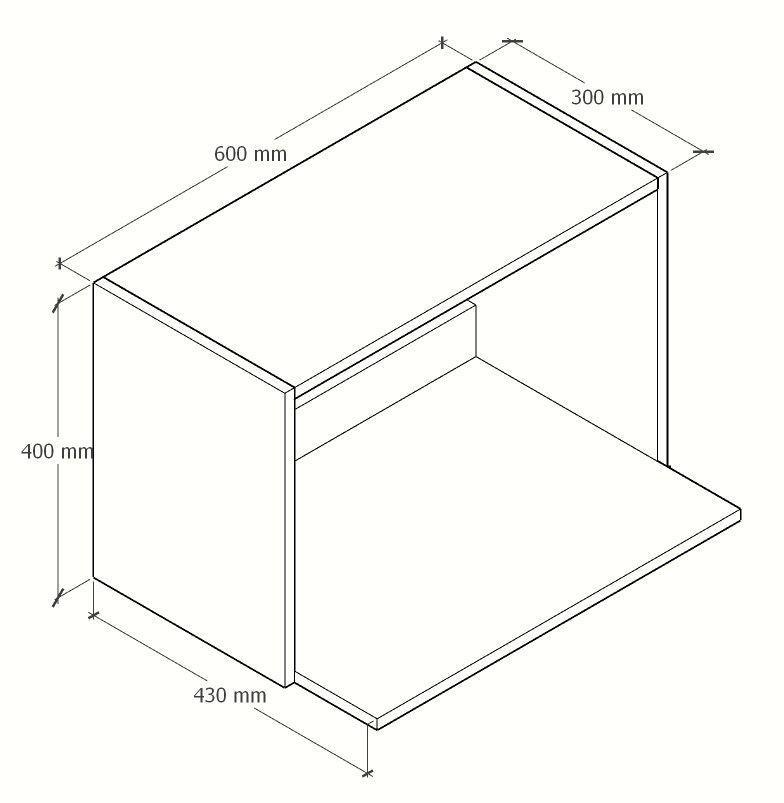 MUEBLE MICROONDAS ARMADO BLANCO-3