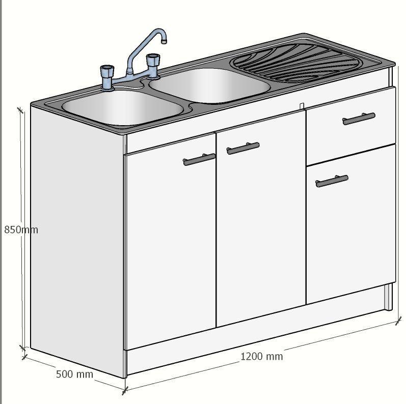 MUEBLE LAVAPLATO 3 PTAS 1 CAJON DERECHO ARMADO A TU HOGAR BLANCO -2